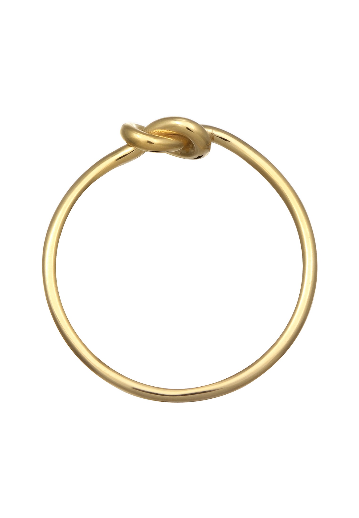 Elli Premium Silberring »Ring Knoten 375 Gelbgold«