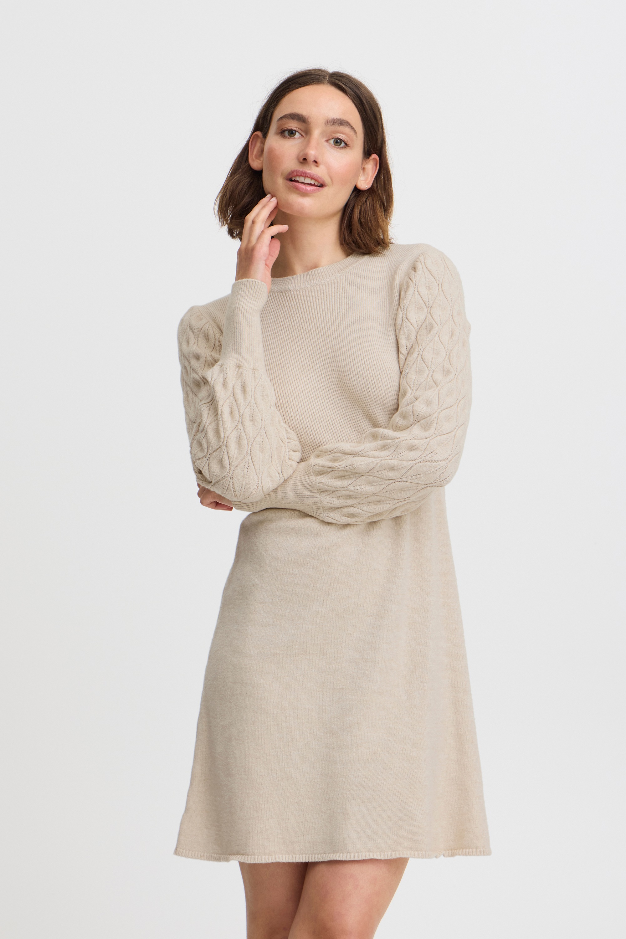 b.young Midikleid »Kleid BYNONINA«