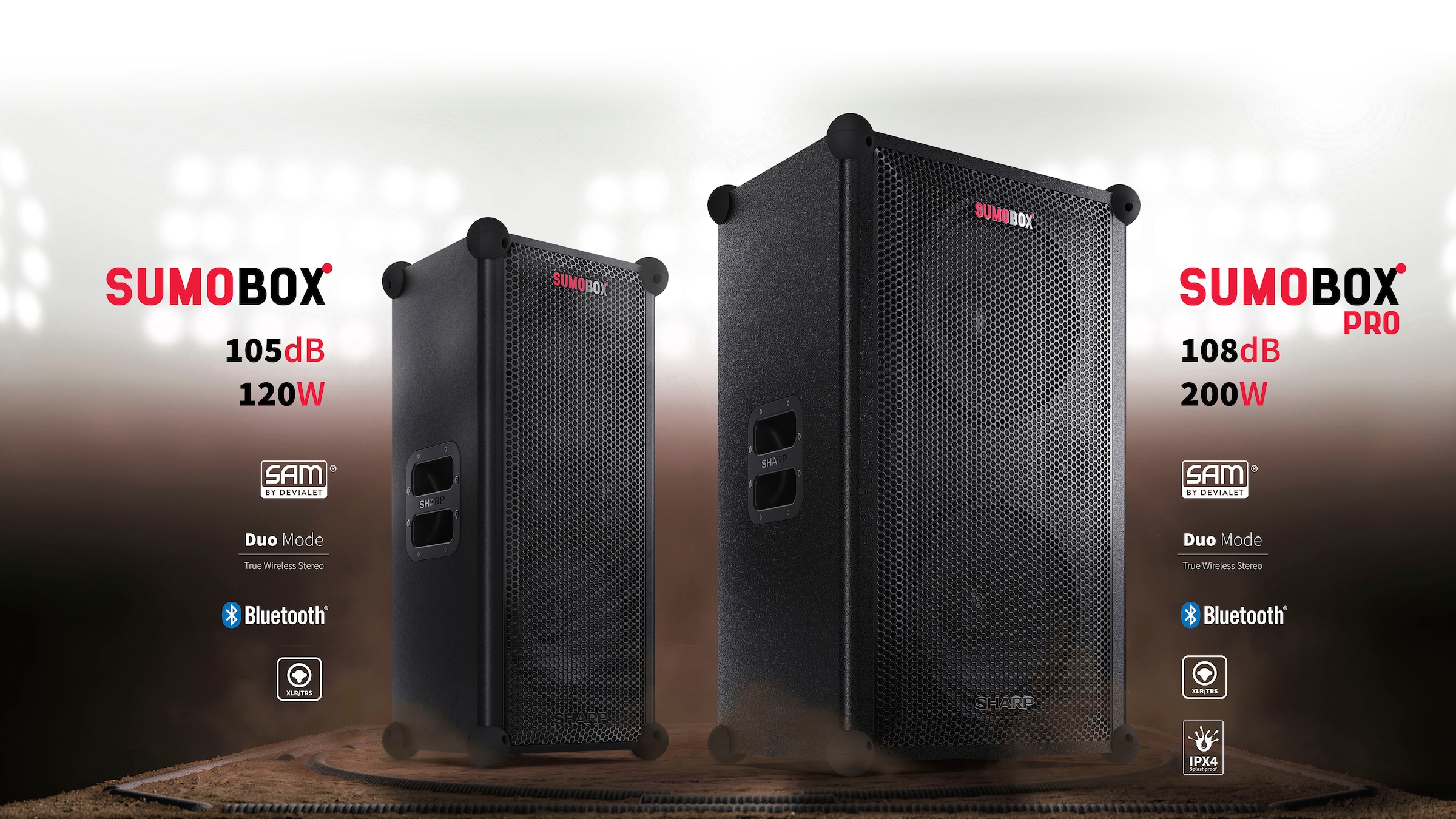 Sharp Party-Lautsprecher »Sumobox Pro«