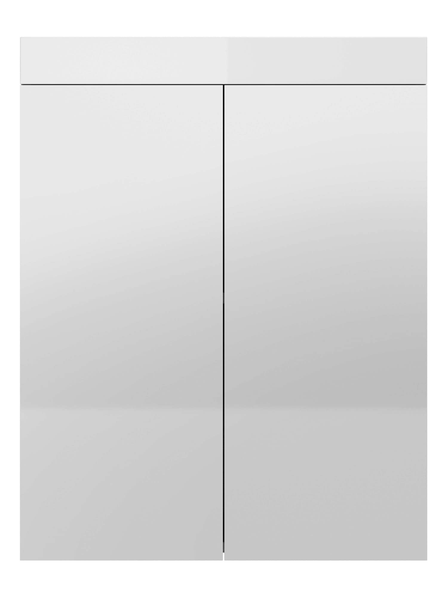 OTTO home Spiegelschrank »Föhr« minimalistisch, zeitlos, Spiegelfronten, 2 Einlegeböden