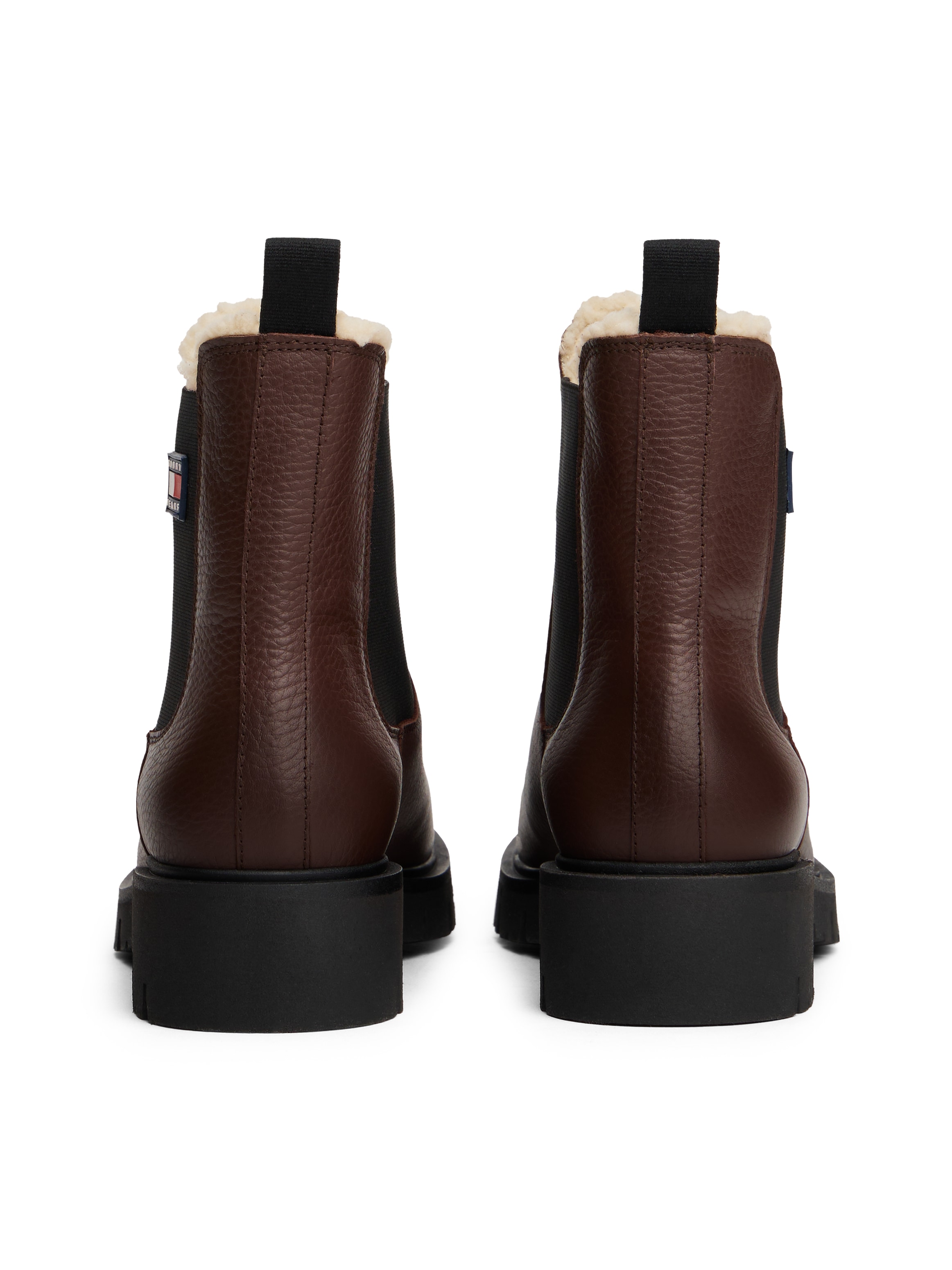 Tommy Jeans Chelseaboots »TJW CHELSEA BOOT WL«  , Blockabsatz, Stiefelette mit typischer Logoflagge