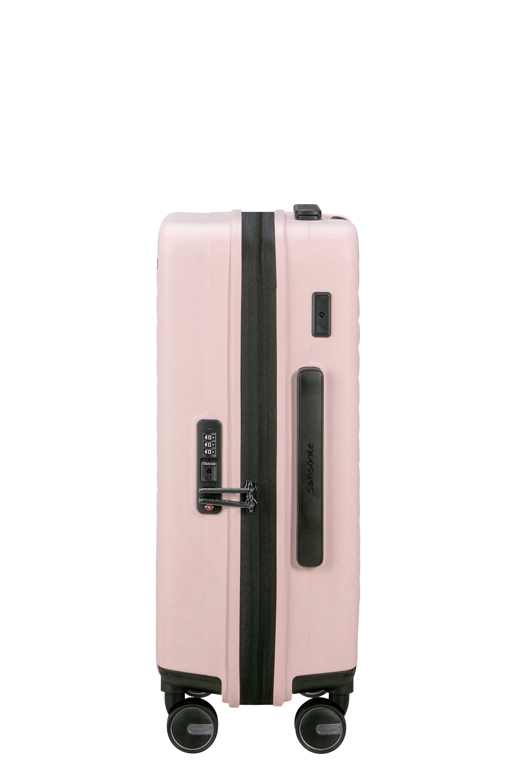 Samsonite Hartschalen-Trolley »RESTACKD« 39 l 4 Rollen mit fester Trennwand und verstellbaren Packgurten
