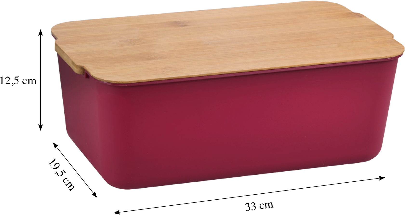 KESPER® Brotkasten »Brotbox« 1 Stk. tlg. Deckel als Schneidebrett verwendbar