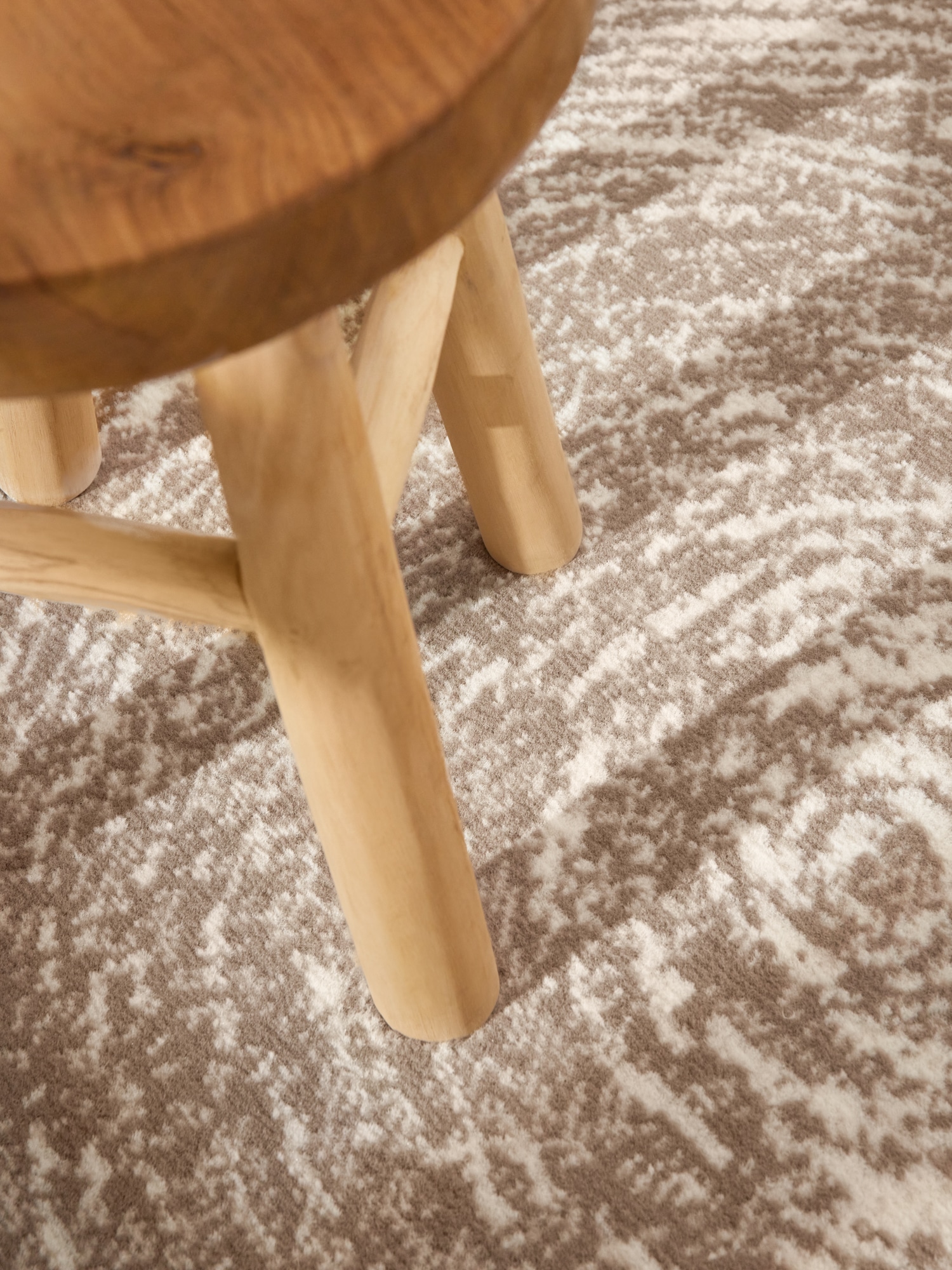 HANSE Home Teppich »Cavallo«, rund, 9 mm Höhe, Wohnzimmer, Schlafzimmer, Flur, Kurzflor, meliert, Vintage, weich