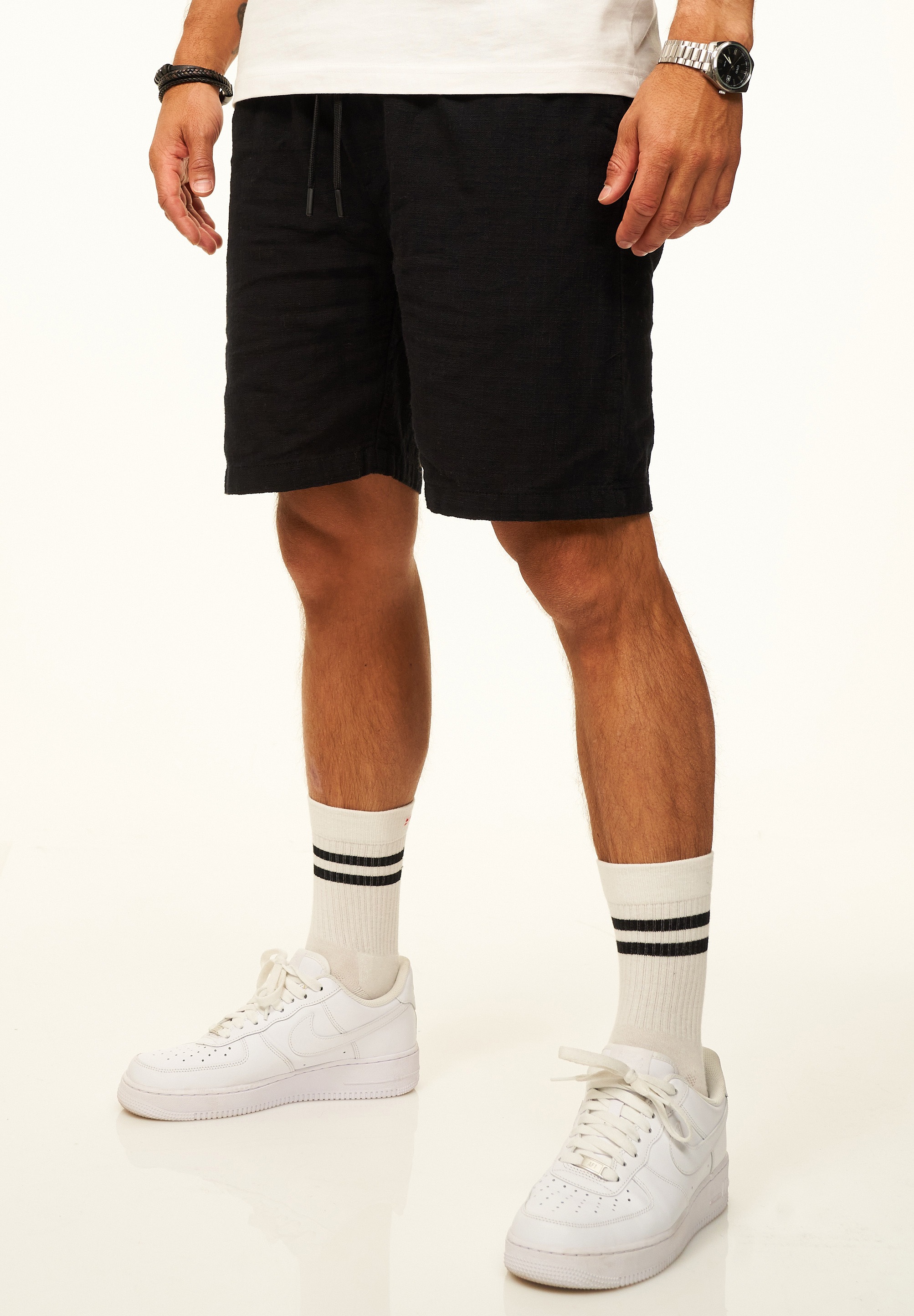 CARISMA Shorts »für Herren in Leinen-Optik als Kurze Hose - Sommershorts«  Bermuda Sweatshorts Chinoshorts - Perfekt als Strandshorts