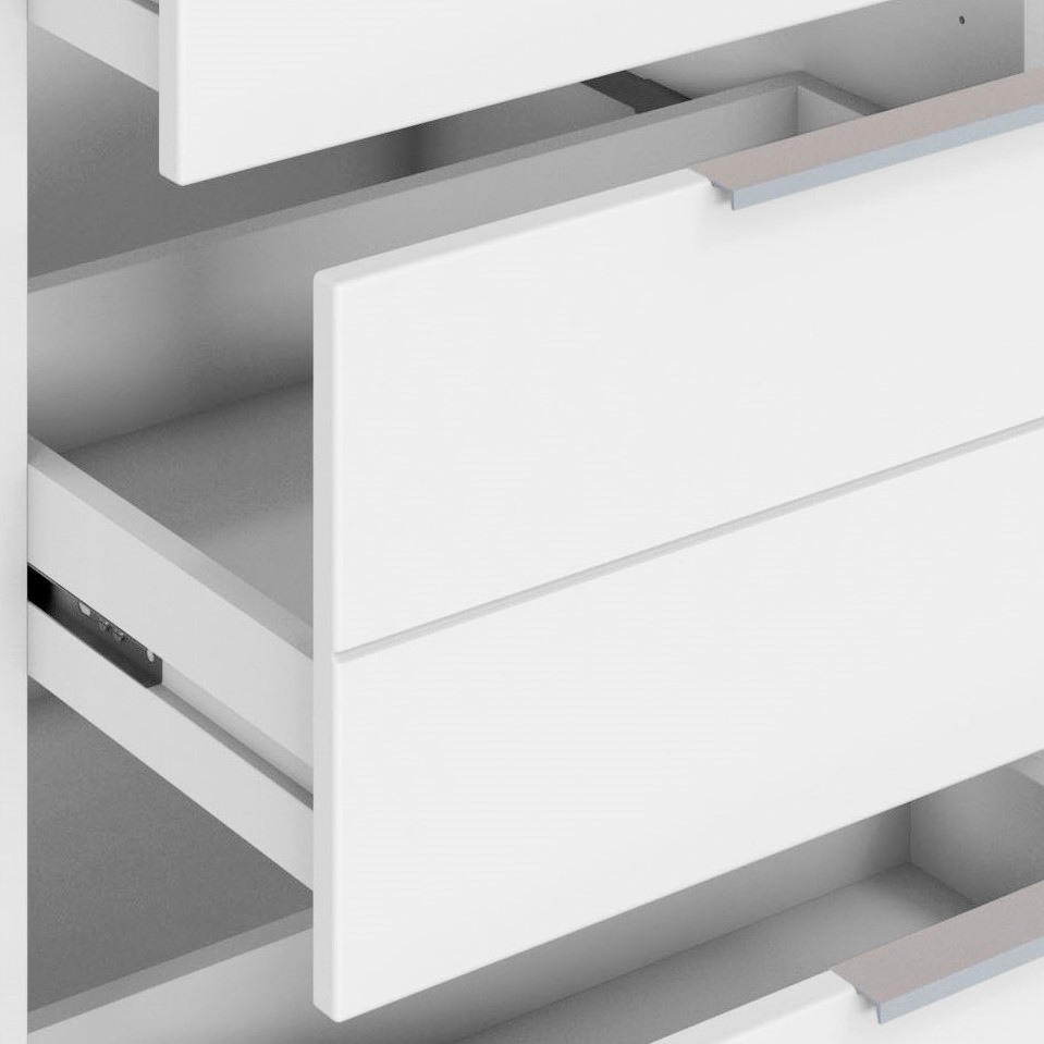 KOCHSTATION Unterschrank »KS-Luhe« 180 cm breit, für viel Stauraum, MDF-Fronten mit waagerechter Lisene