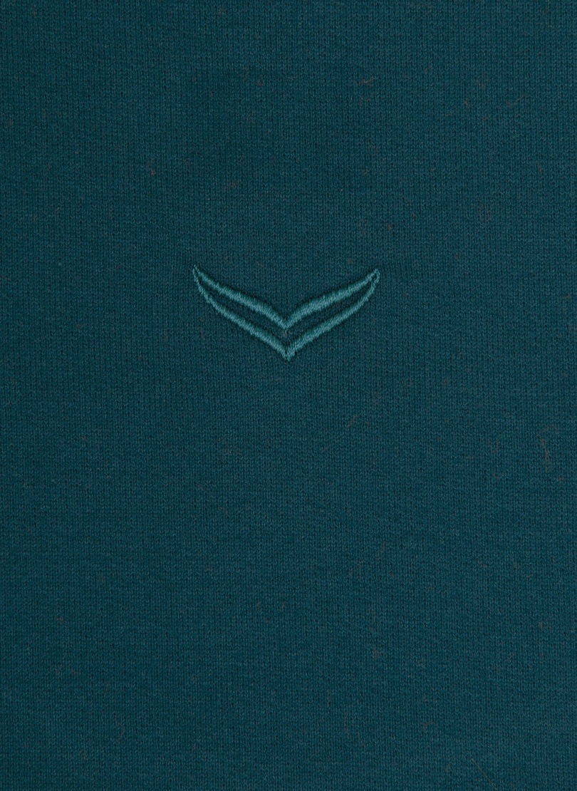 Trigema Sweatshirt »TRIGEMA Langarm Polo aus Sweat-Qualität«
