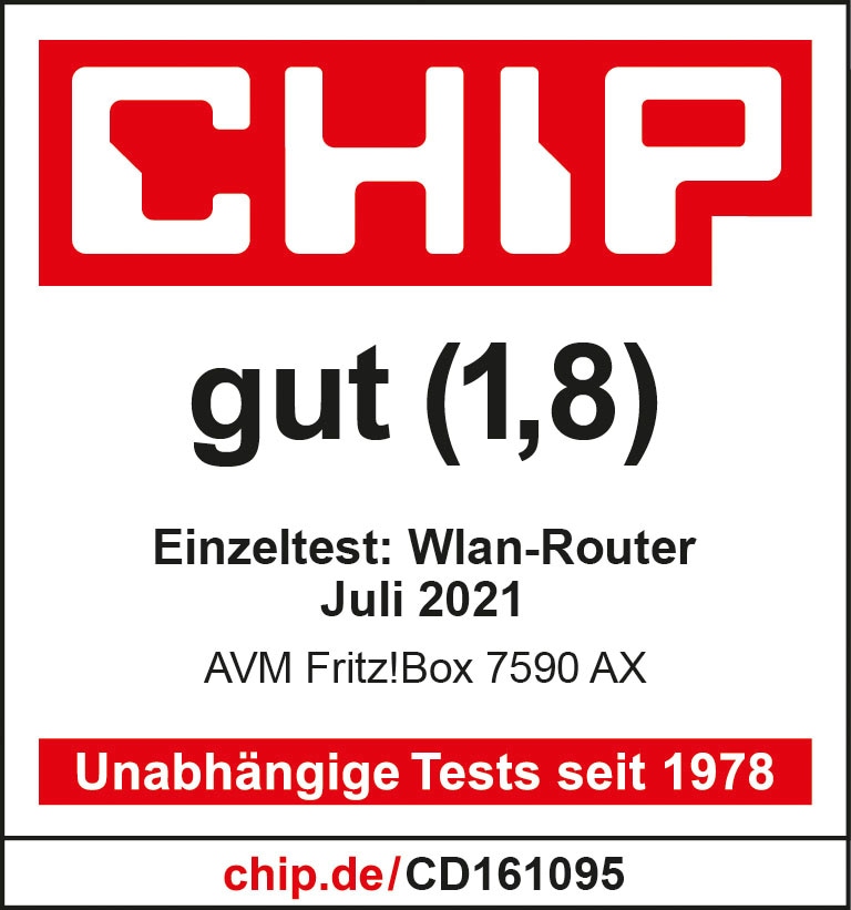 AVM WLAN-Router »FRITZ!Box 7590 AX ohne ISDN-S0-Port«, (1 St.)