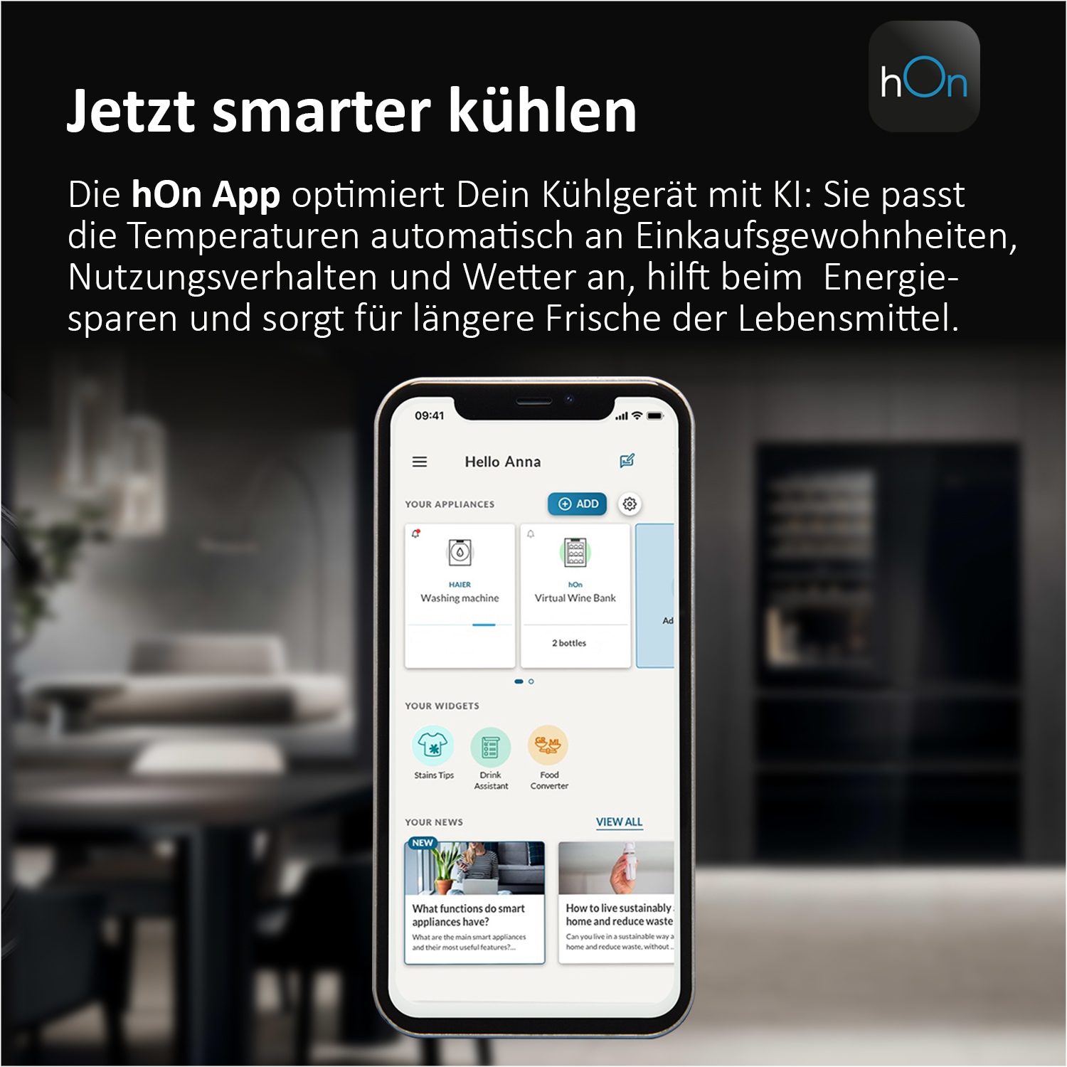 Haier French Door »HFW7720ENMB« 200,6 cm hoch 70 cm breit 201 cm hoch, 70 cm breit, Easy Access-Gefrierschubladen