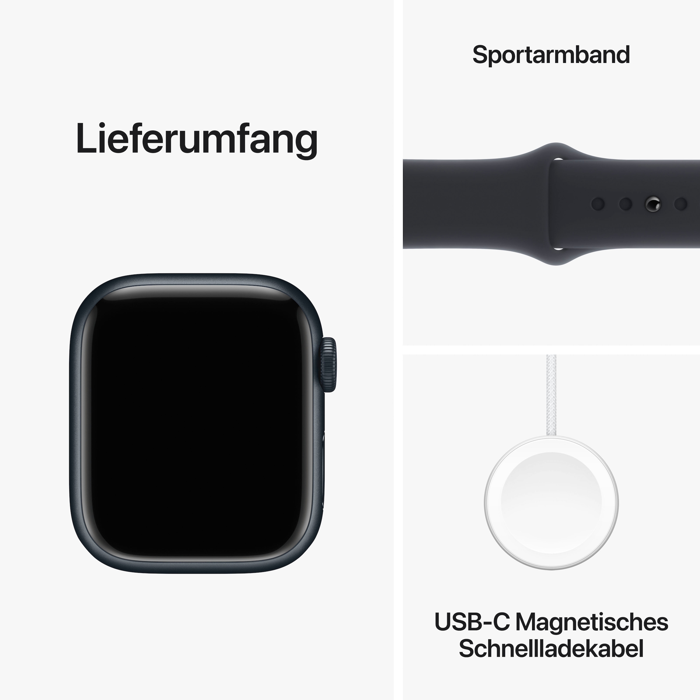 Smartwatch 10 Apple »Watch UNIVERSAL Cellular Series 9 GPS bestellen Sport Band) | OS (Watch 41mm + Aluminium«,