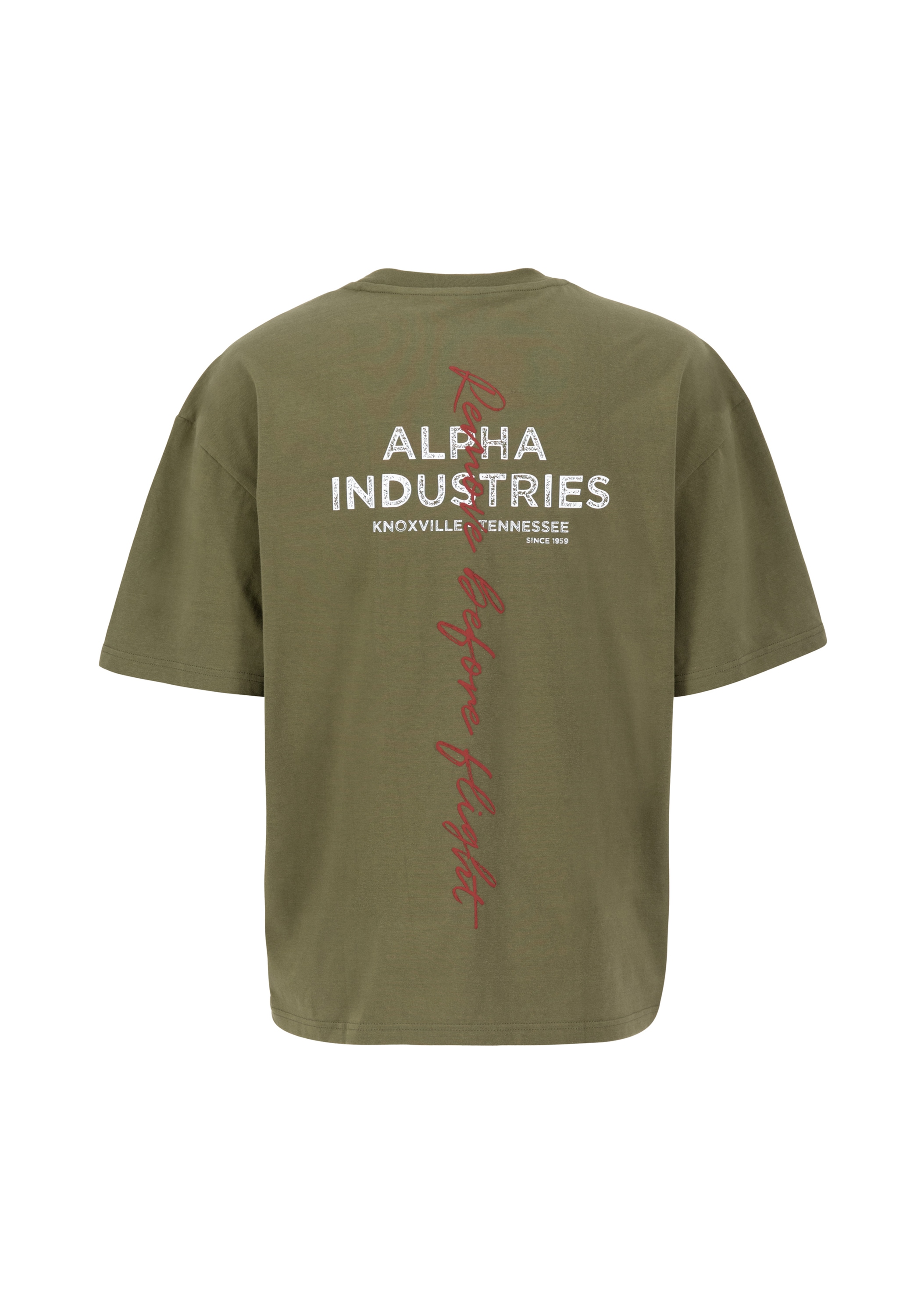 Alpha Industries T-Shirt »Signature Backprint T-Shirt«
