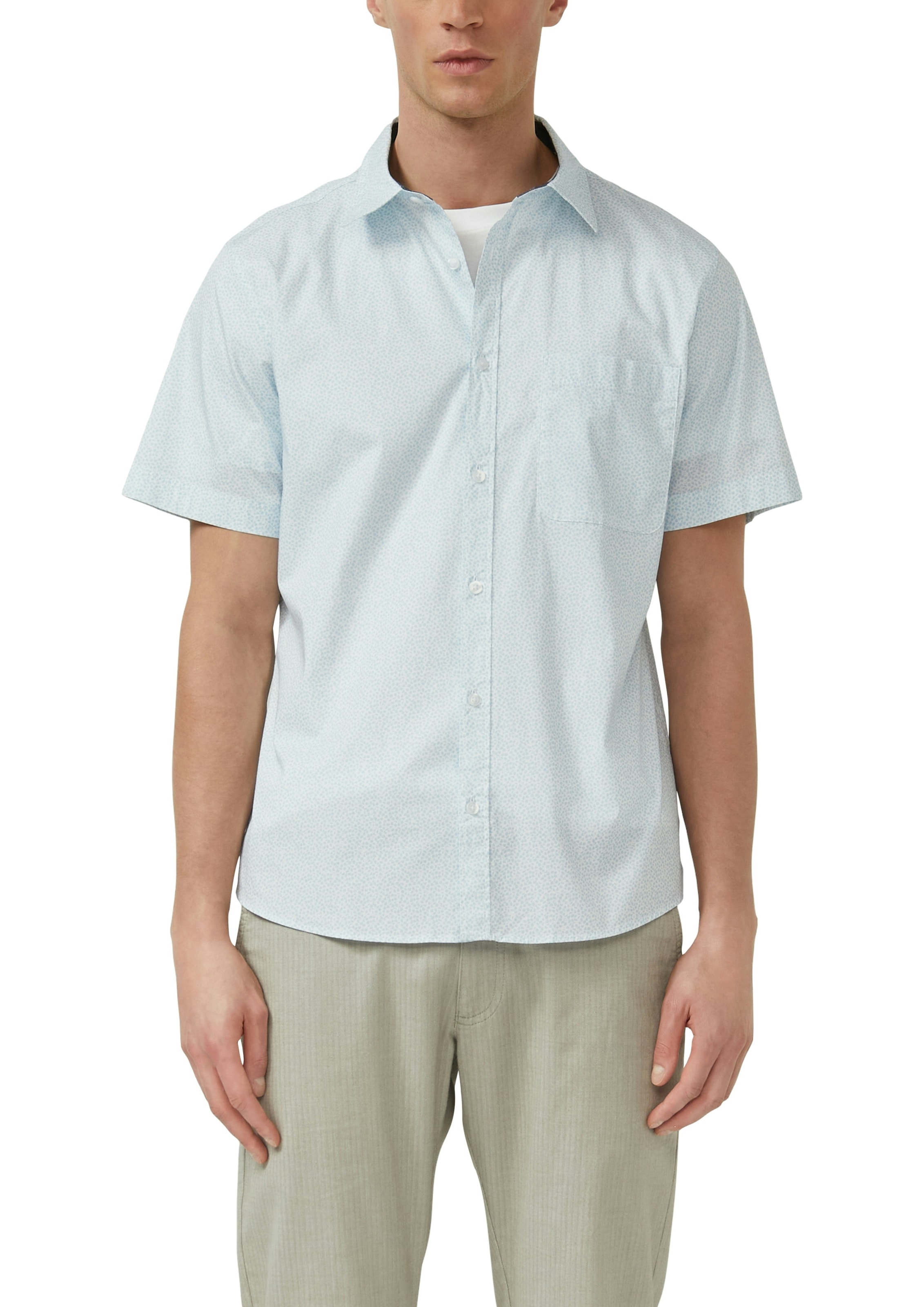 s.Oliver Kurzarmhemd mit Minimal-Muster