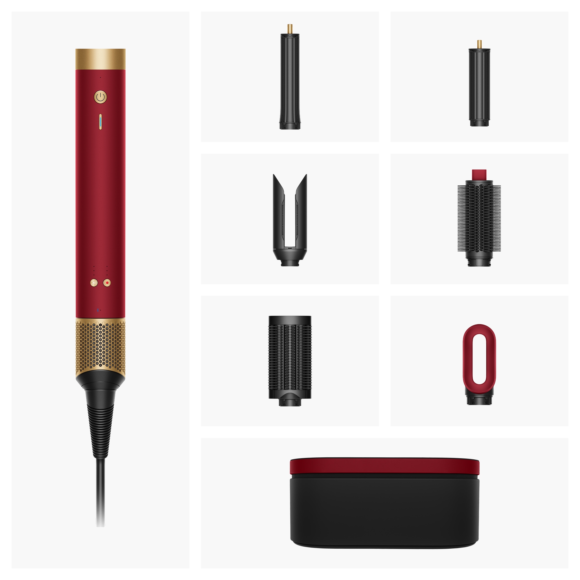 DYSON Multihaarstyler »Airwrap Co-anda2x™ Multi-Haarstyler und –trockner Straight + Wavy« 6 Aufsätze 6-in-1-Styling. 2-mal stärkerer Luftstrom für mehr Leistung