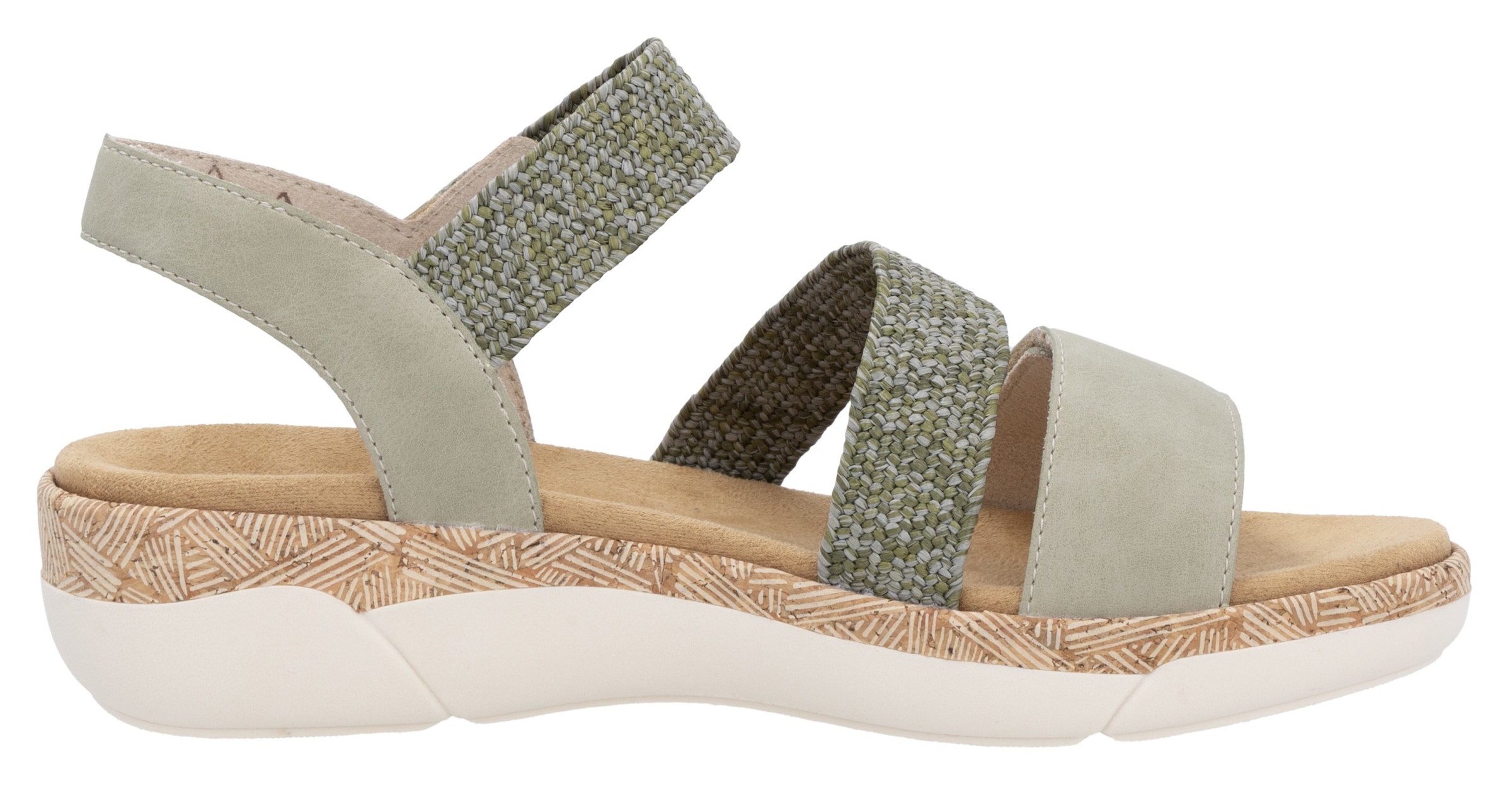 Remonte Keilsandalette  Riemchensandale, Bequemschuh, Sommerschuh mit Soft-Fußbett