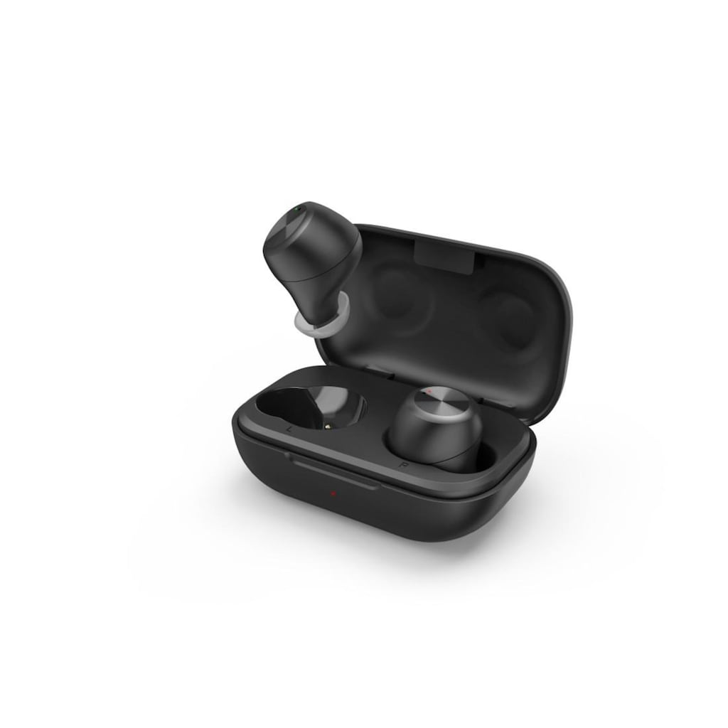 Thomson Bluetooth-Kopfhörer »Bluetooth Kopfhörer True Wireless, kabellos, spritzwassergeschützt«, A2DP Bluetooth-AVRCP Bluetooth-HFP-HSP-SPP, True Wireless-Sprachsteuerung, Sprachassistenten, integriertes Mikrofon und Telefonfunkion, In Ear