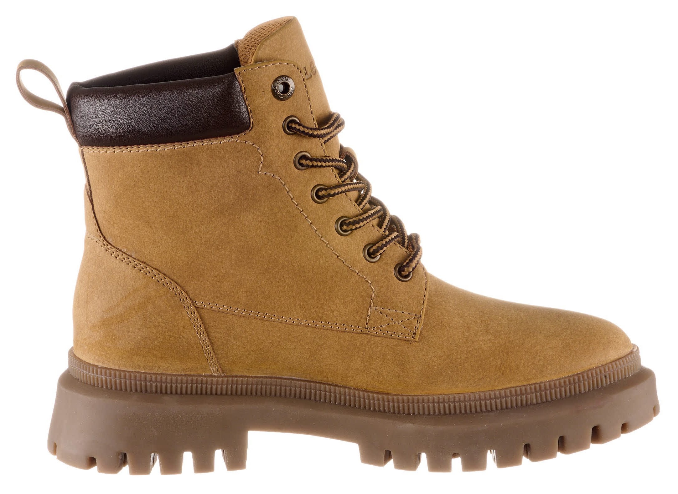 Levi's® Schnürboots »Lennox«, Blockabsatz, Schnürstiefelette, Boots, gepolsterter Schaftrand