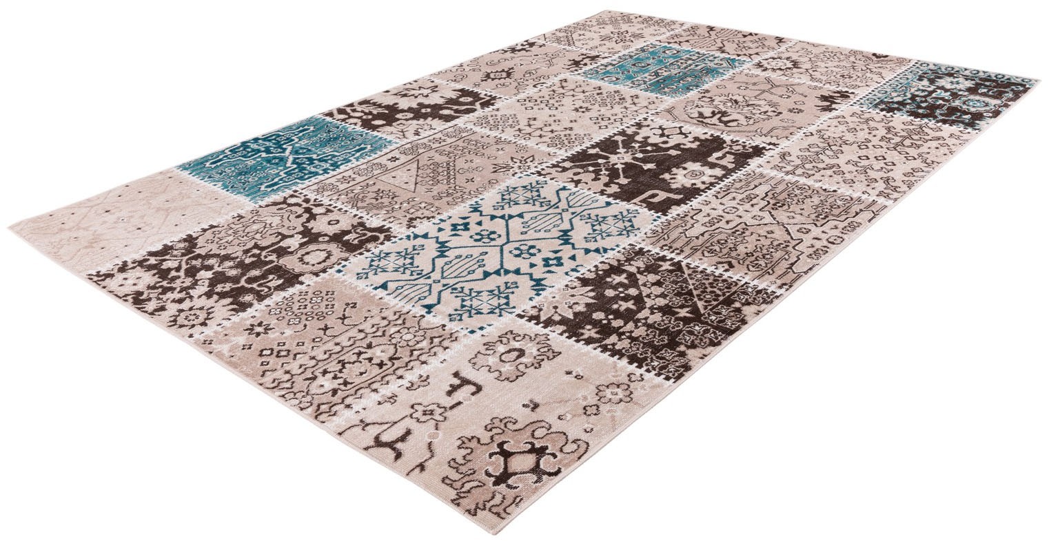 me gusta Teppich »Ariya 425« rechteckig 6 mm Höhe Flachflor, gekettelt, Wohnzimmer