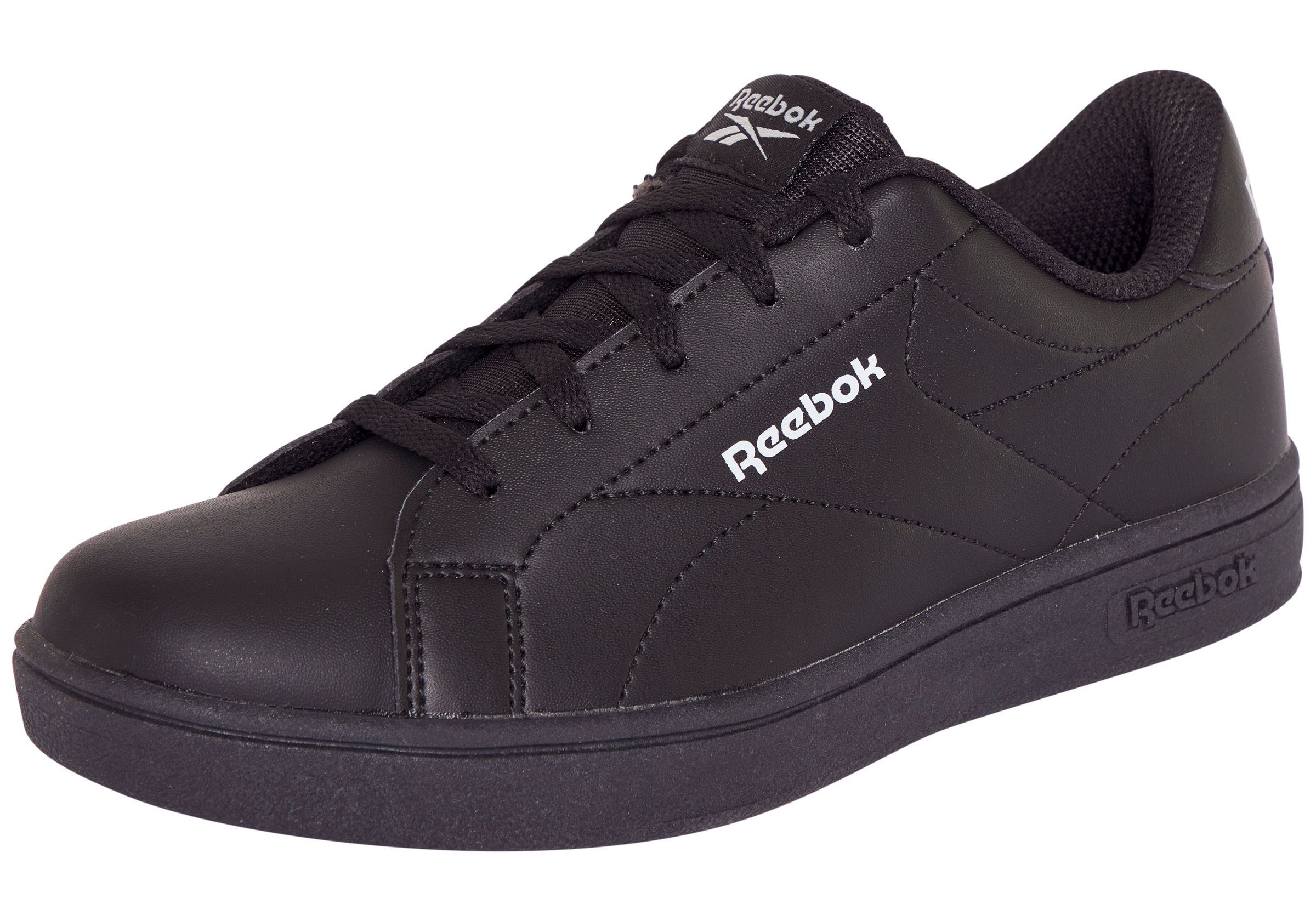 Reebok Classic, Herren, Sneaker »REEBOK COURT CLEAN«, BLACK/BLACK/GREY1, 31, BLACK/BLACK/GREY1, Bequemer Sneaker von Reebok Classic mit Schnürung