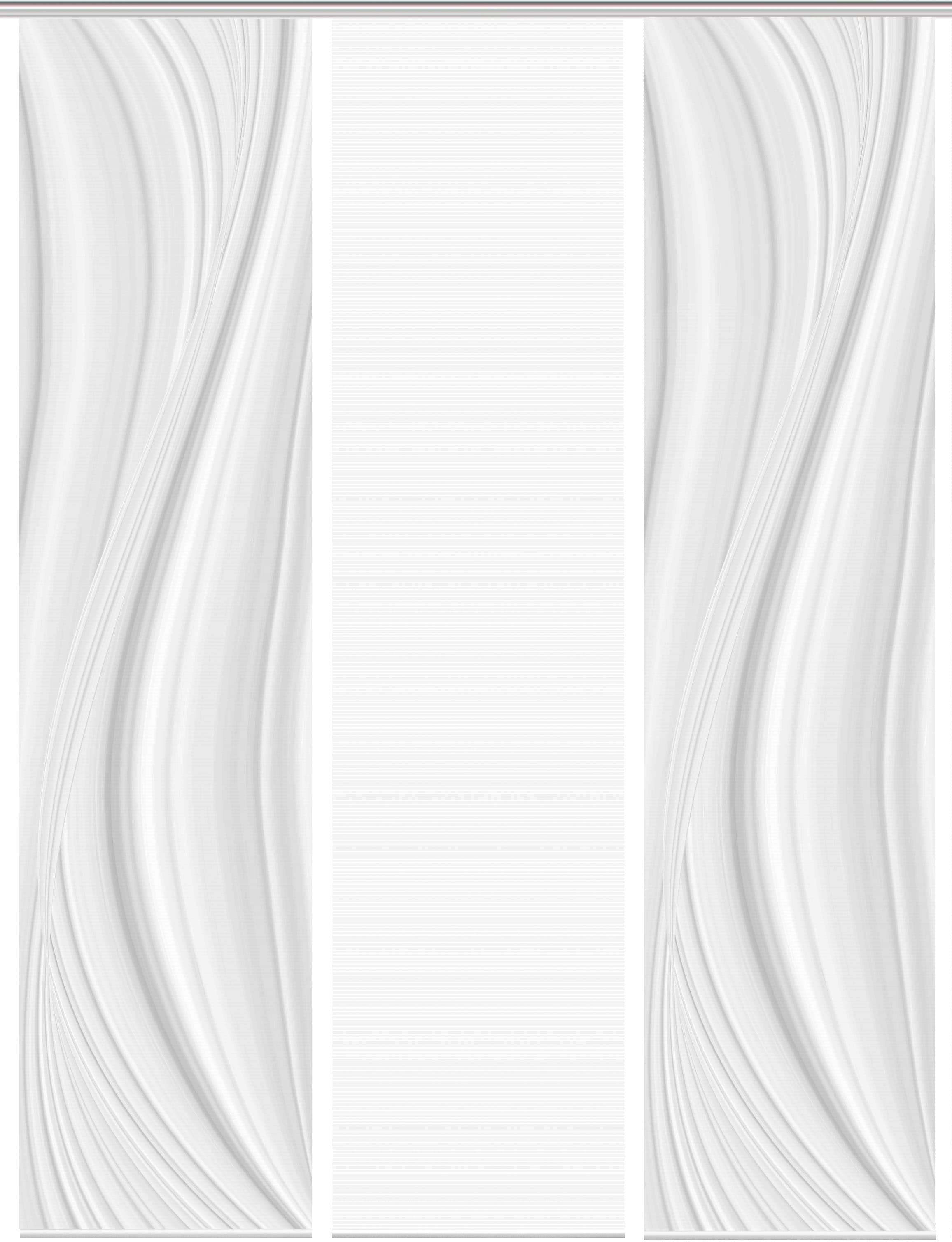 Vision S Schiebegardine »LAURINA 3er SET« Paneelwagen 3 Stk. tlg. Schiebevorhang Digidruck 3er Set LAURINA