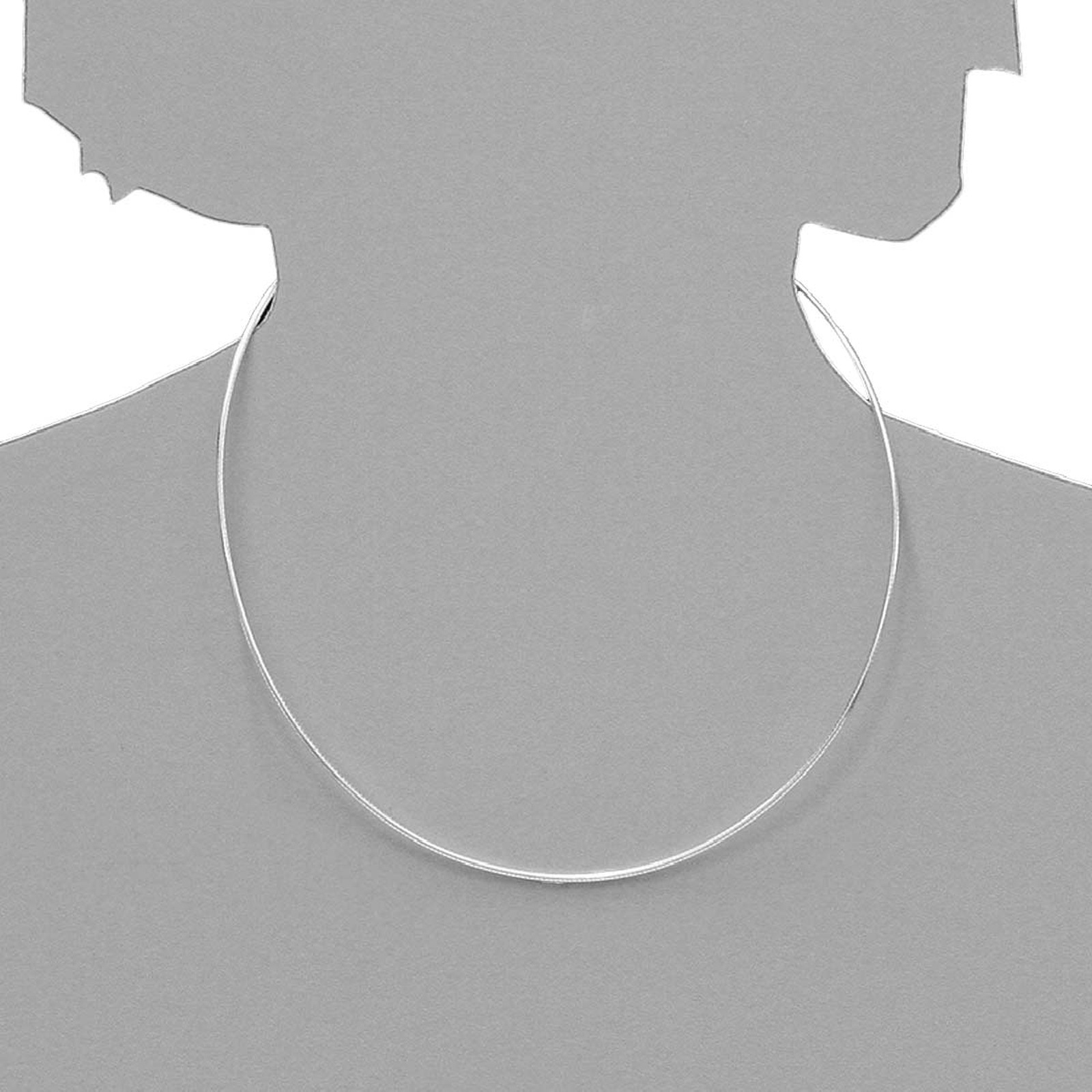 OSTSEE-SCHMUCK Halsreif »- Omega 1,4 mm - Silber 925/000 - ,«