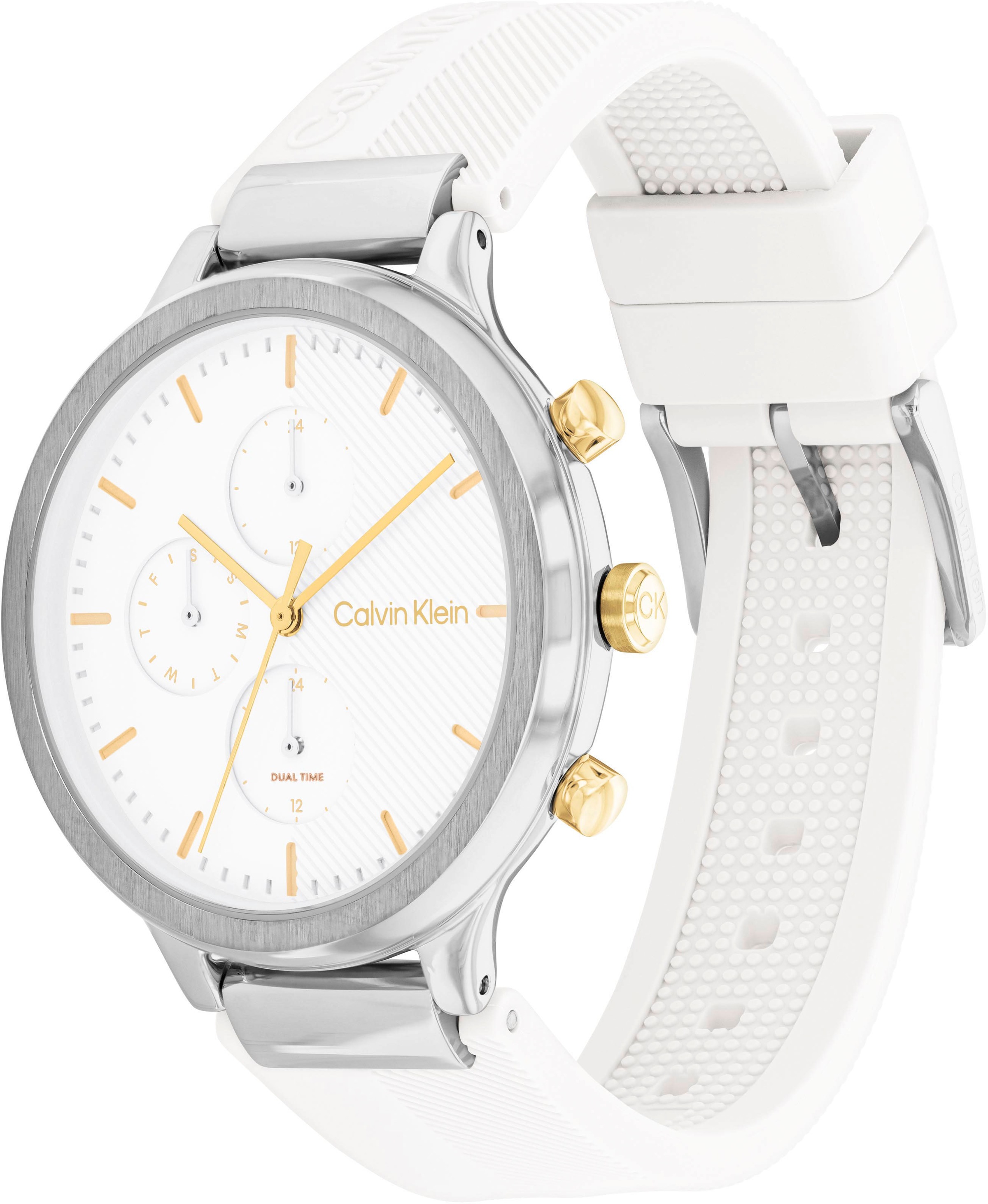 Calvin Klein Multifunktionsuhr »SPORT, 25200244«, Quarzuhr, Armbanduhr, Damenuhr, Datum, 12/24-Stunden-Anzeige