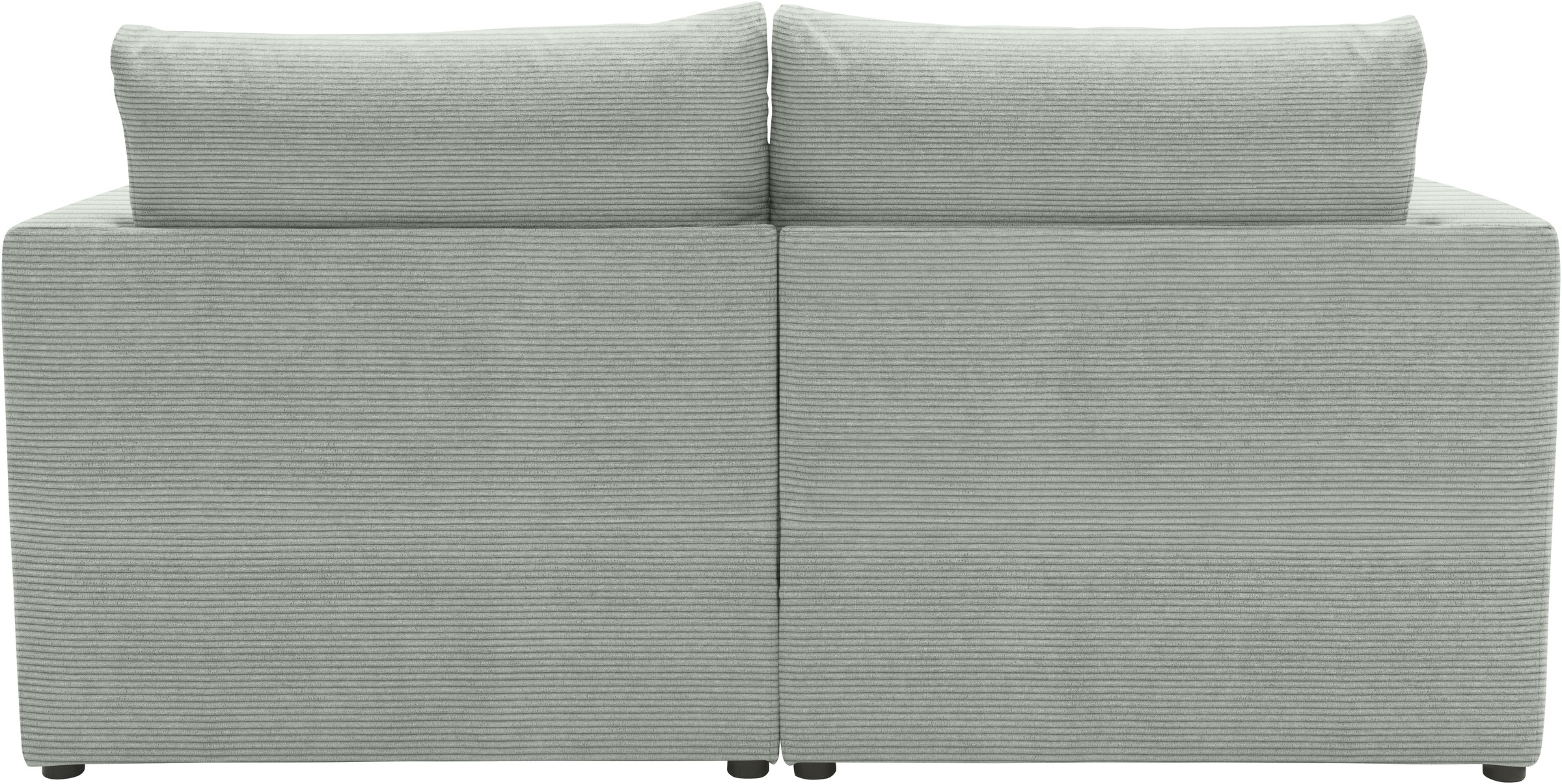DOMO collection 2-Sitzer »800015 B/T/H: 178/80/90 cm«, Sitzfläche mit Federkern, inkl. 2 Rückenkissen