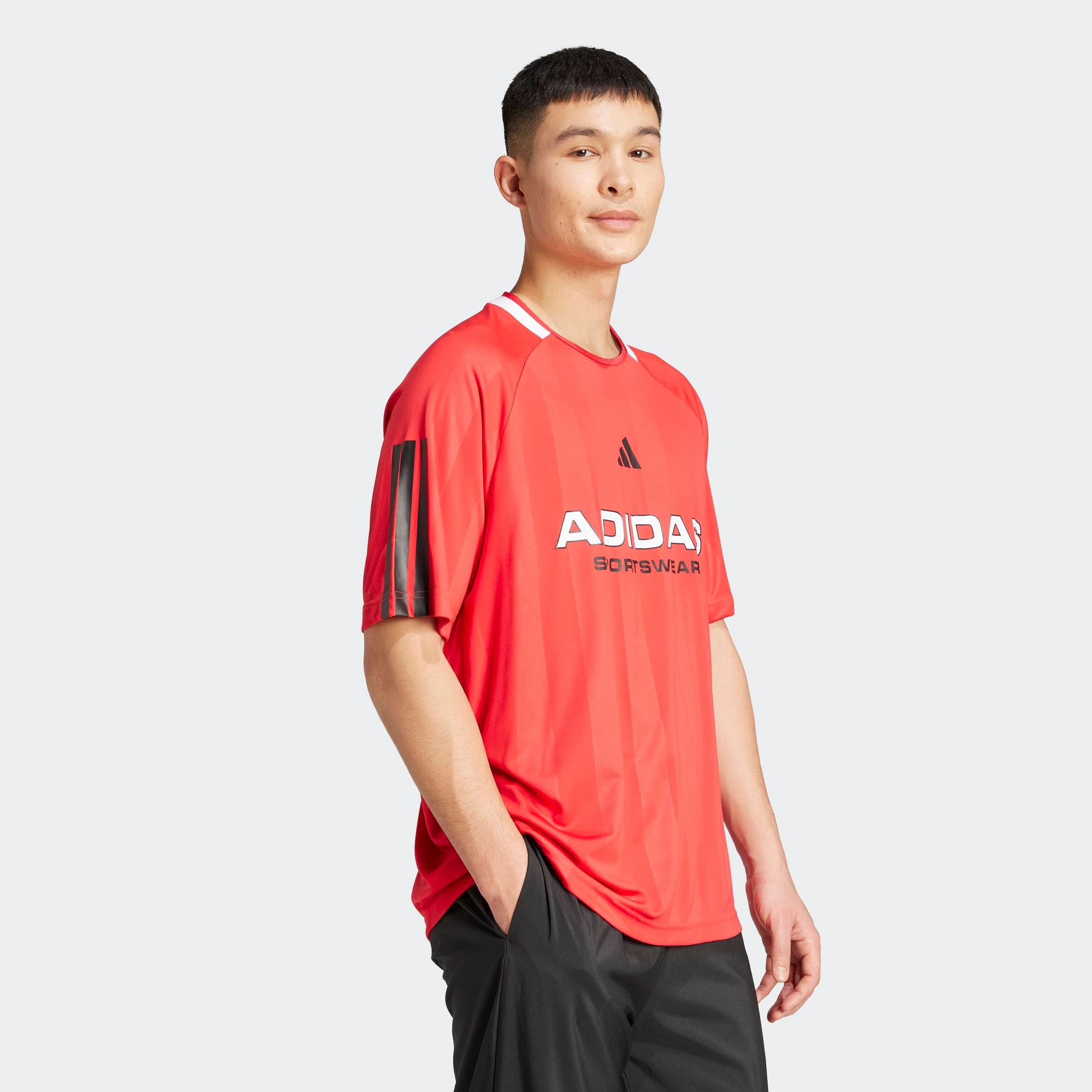 adidas Sportswear T-Shirt »HOUSE OF TIRO NATIONS PACK TRIKOT« sportlicher Stil, ohne Verschluss, aus Polyester, pflegeleicht