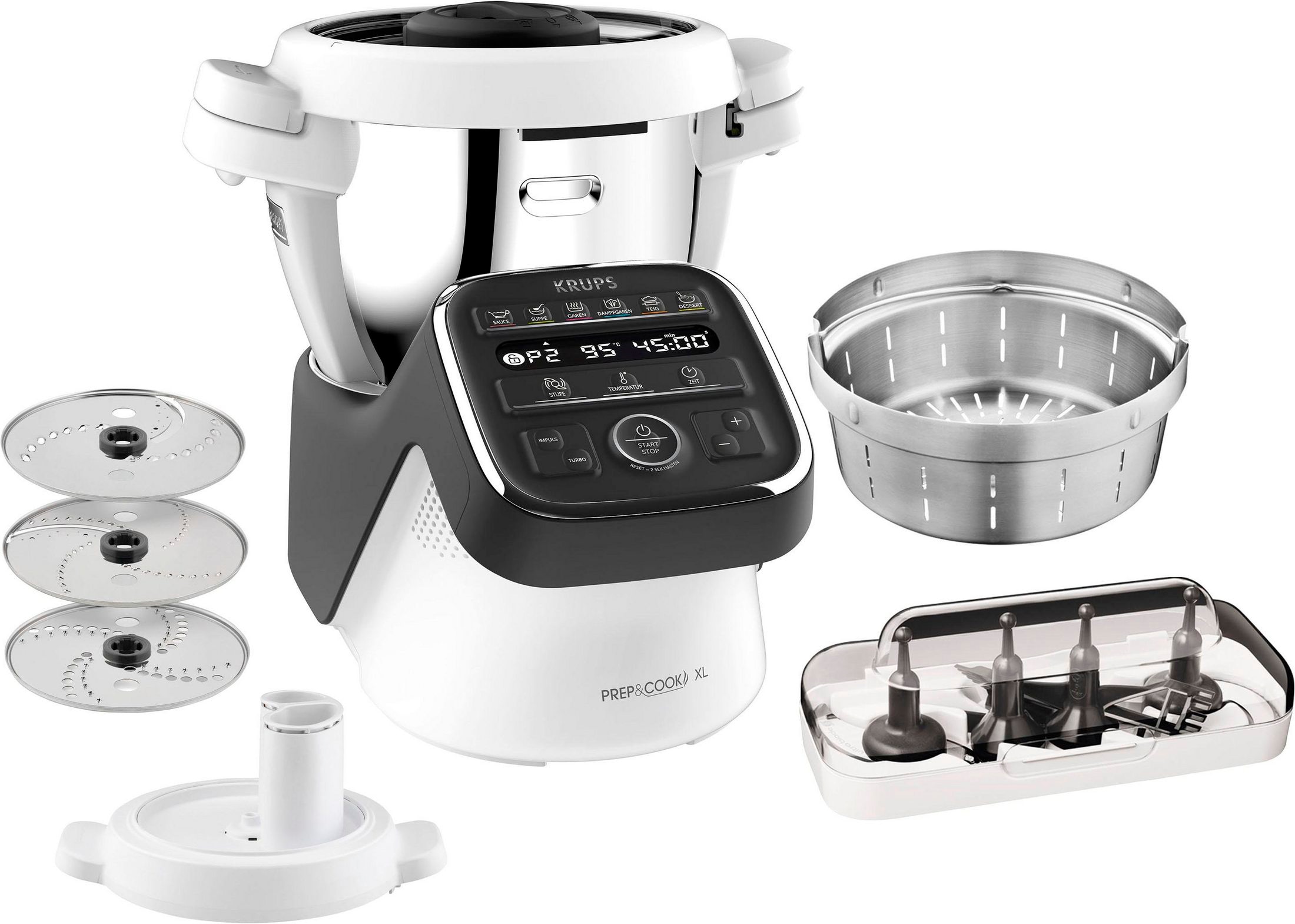 Krups Küchenmaschine mit Kochfunktion XL« Prep&Cook auf »HP50A8 bestellen Raten
