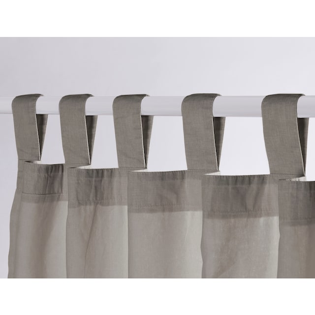 Primera Vorhang »Stone-Washed«, (1 St.), einzigartige Waschung mit  praktischen Stoffschlaufen zum Aufhängen online kaufen