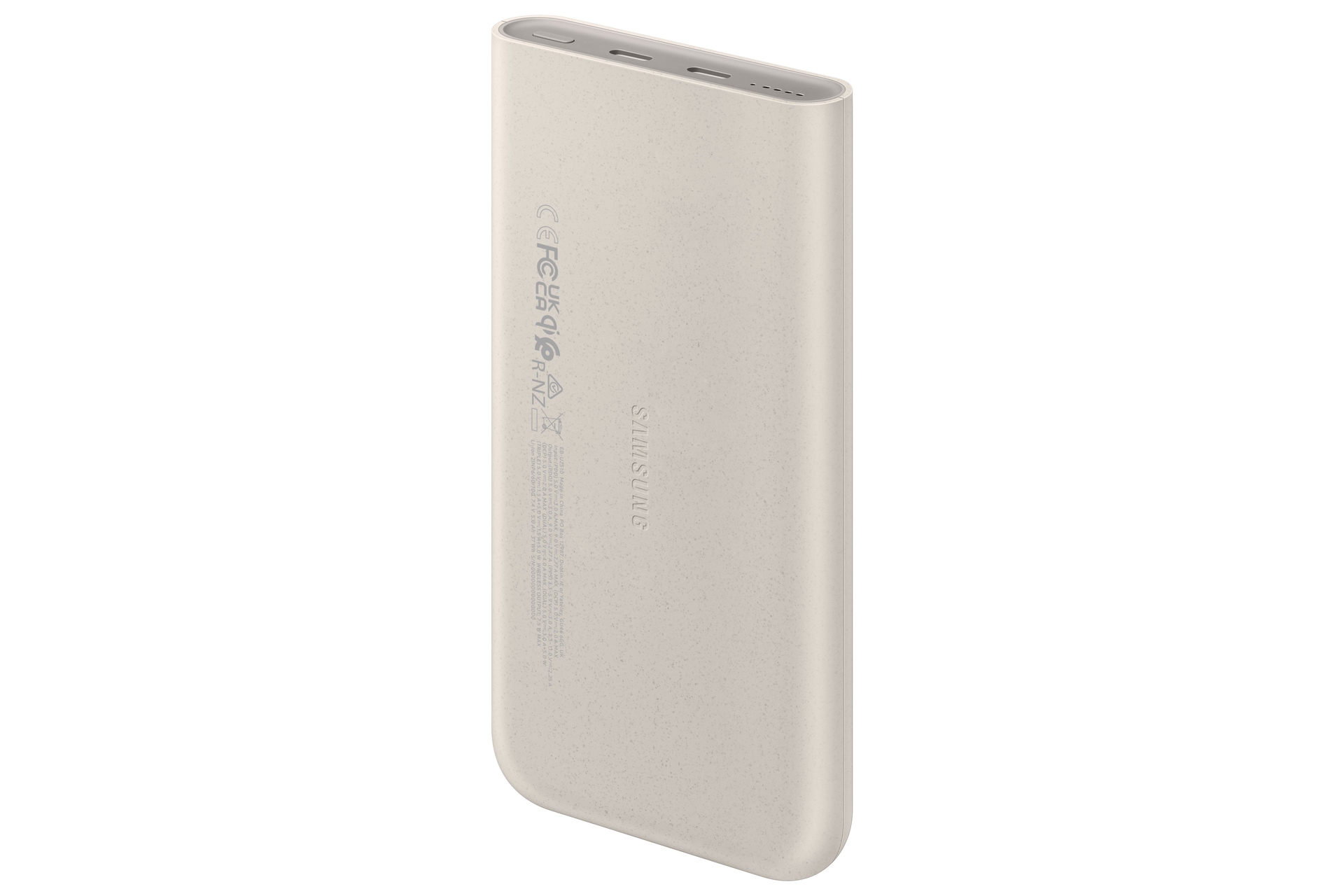 Samsung Powerbank »Induktive Powerbank 10.000 mAh 25 Watt«, Samsung Induktive Powerbank 10.000 mAh 25 Watt, beige, 10000 mAh, 7,4 V, induktives Laden, PD, Super Fast Charging