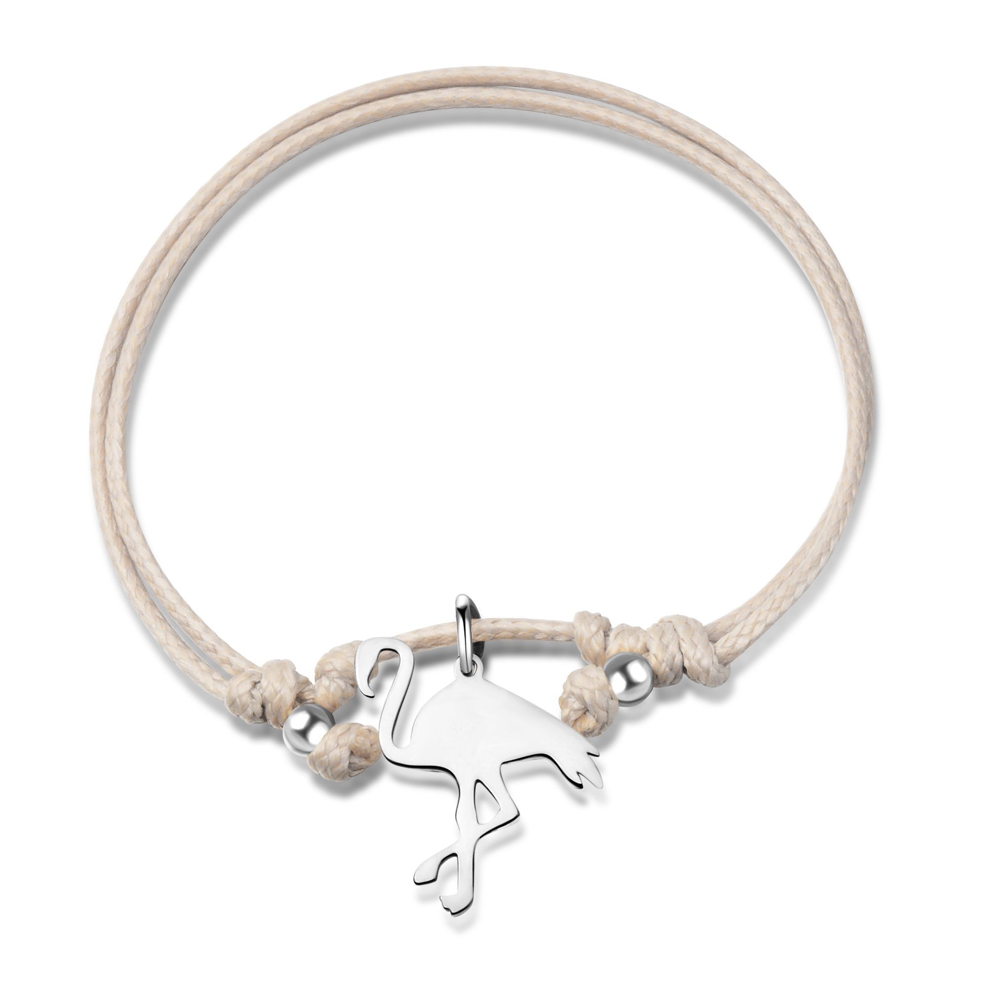 AILORIA Armband »Armband beige/silber FLAMANT«