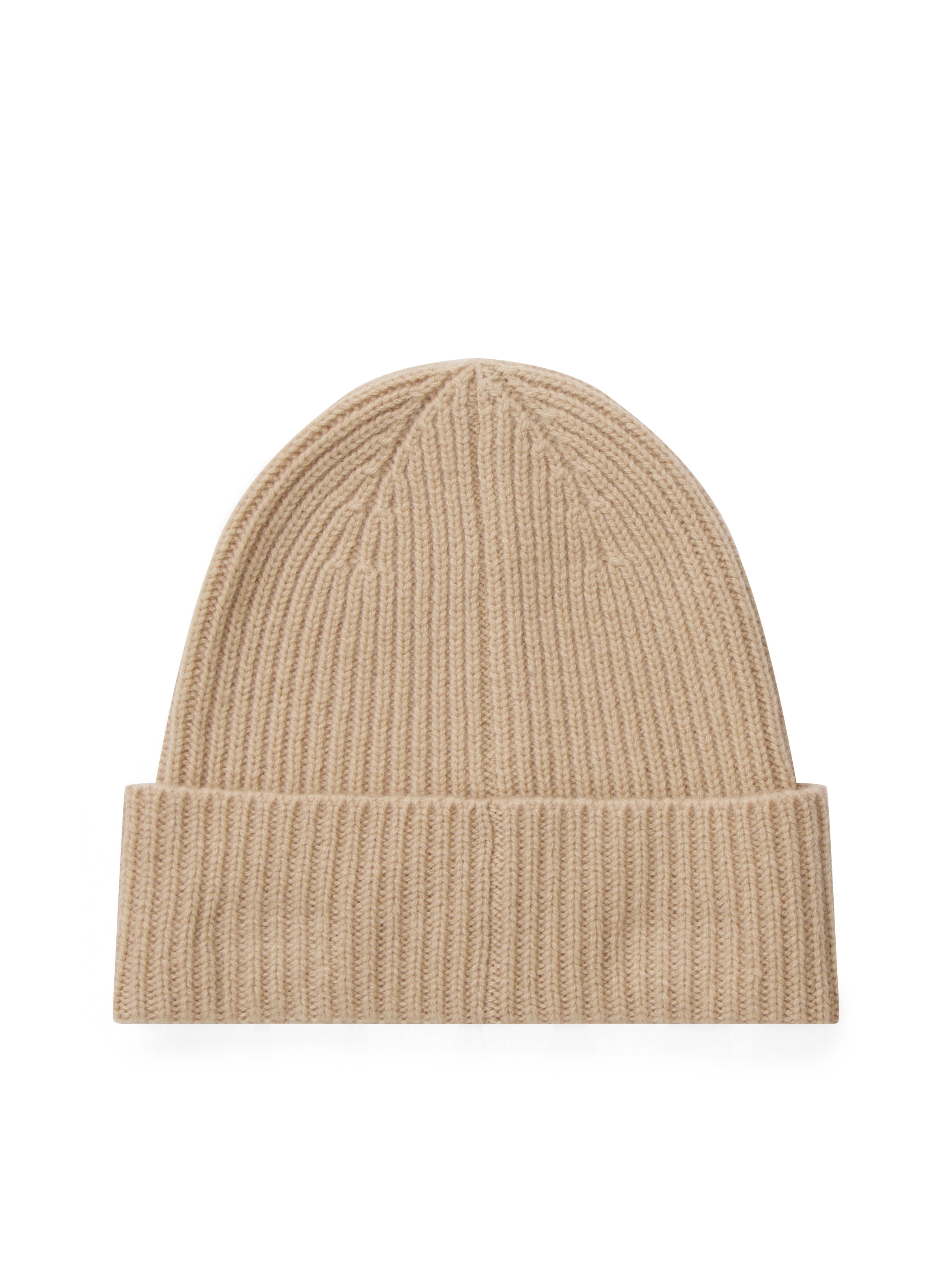 Tommy Hilfiger Beanie »TH CASHMERE«, aus Rippstrick, Umschlag