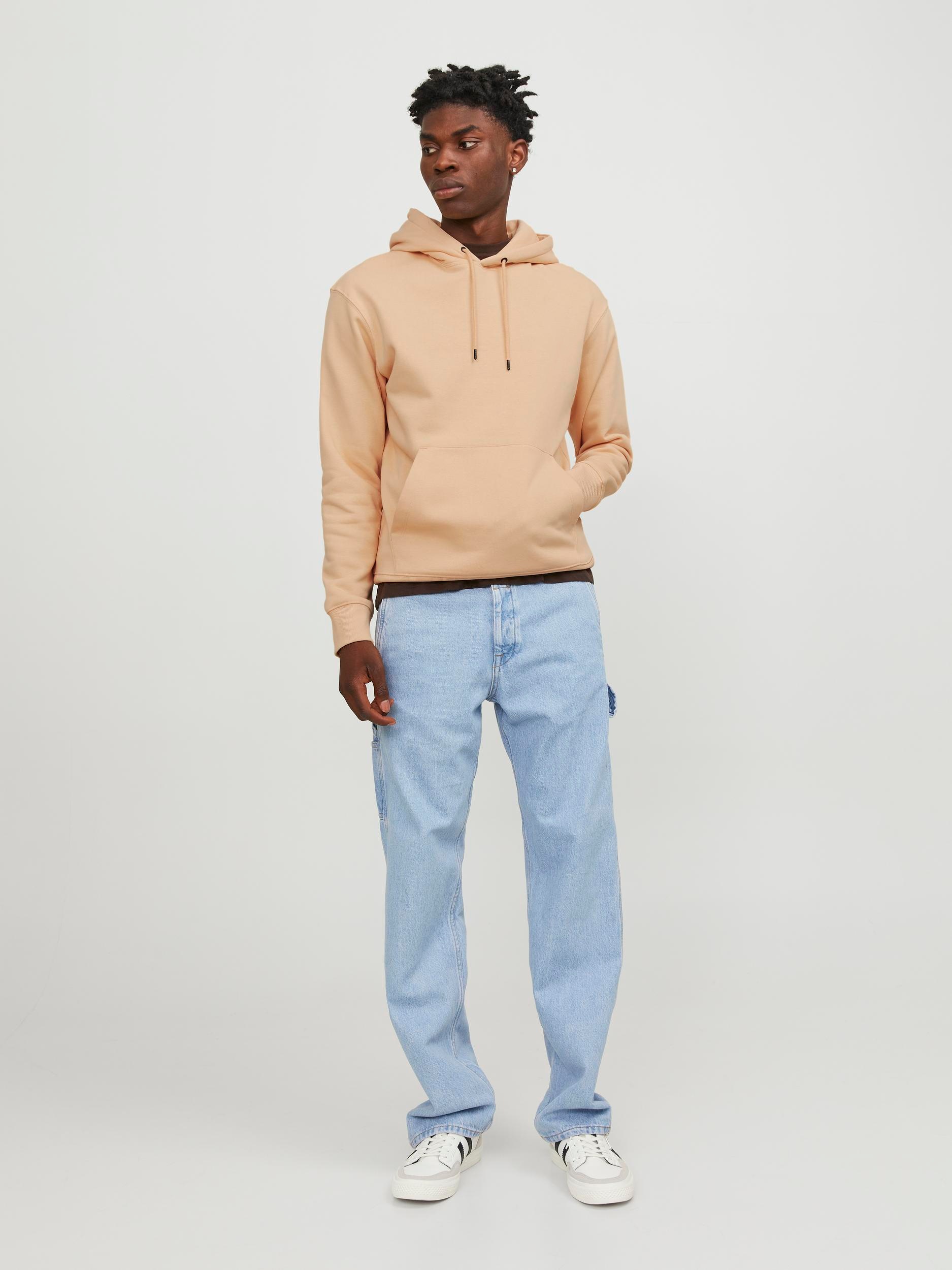 Jack & Jones Kapuzensweatshirt »JJESTAR BASIC SWEAT HOOD NOOS«, mit Rippbündchen