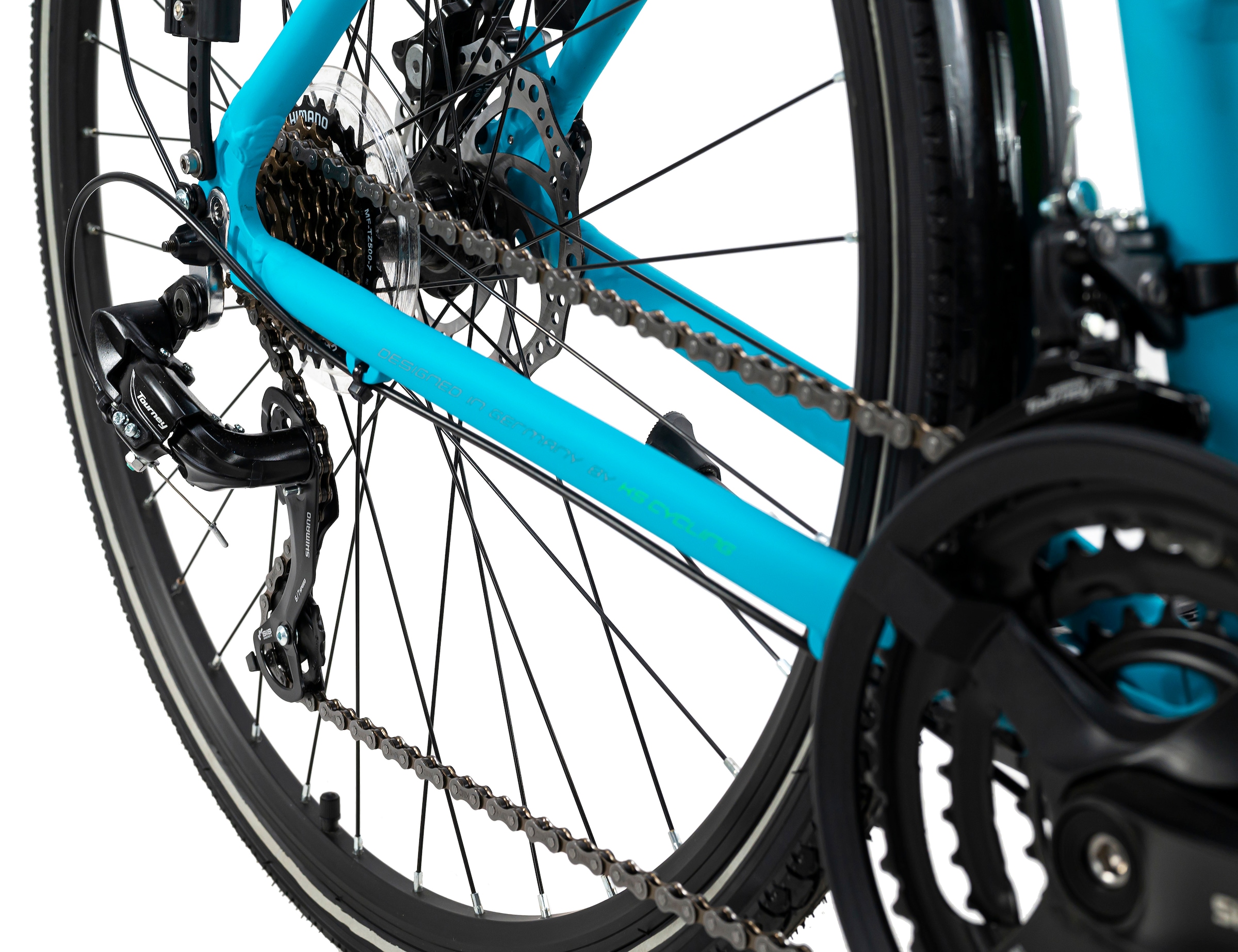 KS Cycling Trekkingrad »Antero«, 21 Gang, Shimano, Torney Schaltwerk, Kettenschaltung, für Damen, Kettenschaltung