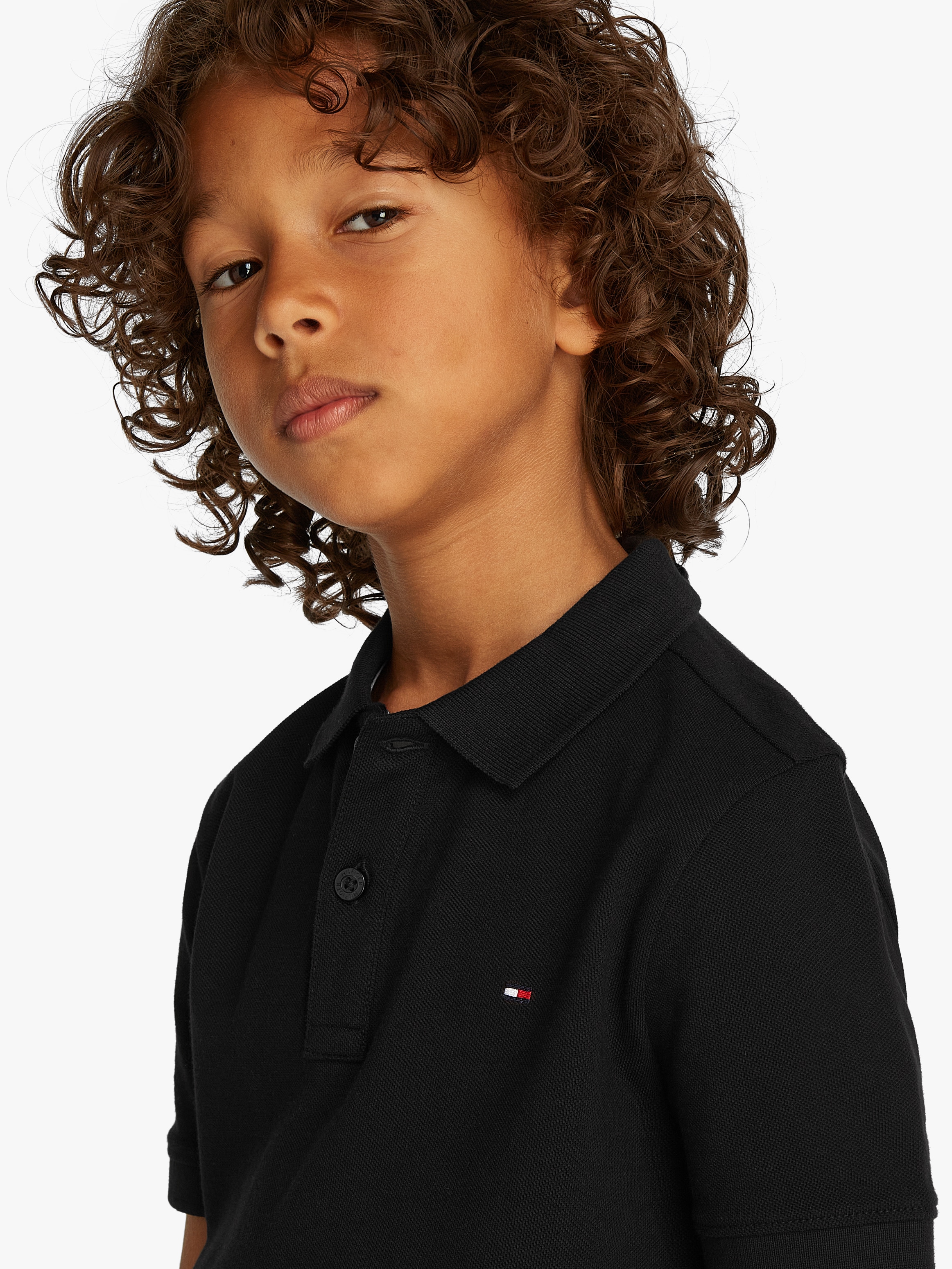Tommy Hilfiger Poloshirt »FLAG POLO SS« mit Logostickerei