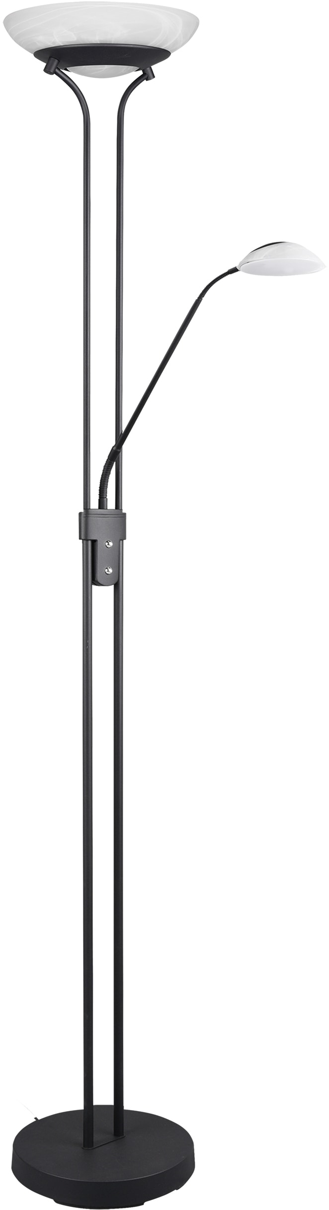 REALITY Leuchten LED Stehlampe »Orson«, 1 flammig, Leuchtmittel LED-Modul | LED fest integriert, Getrennt schaltbar,integrierter Dimmer,Memory Funktion