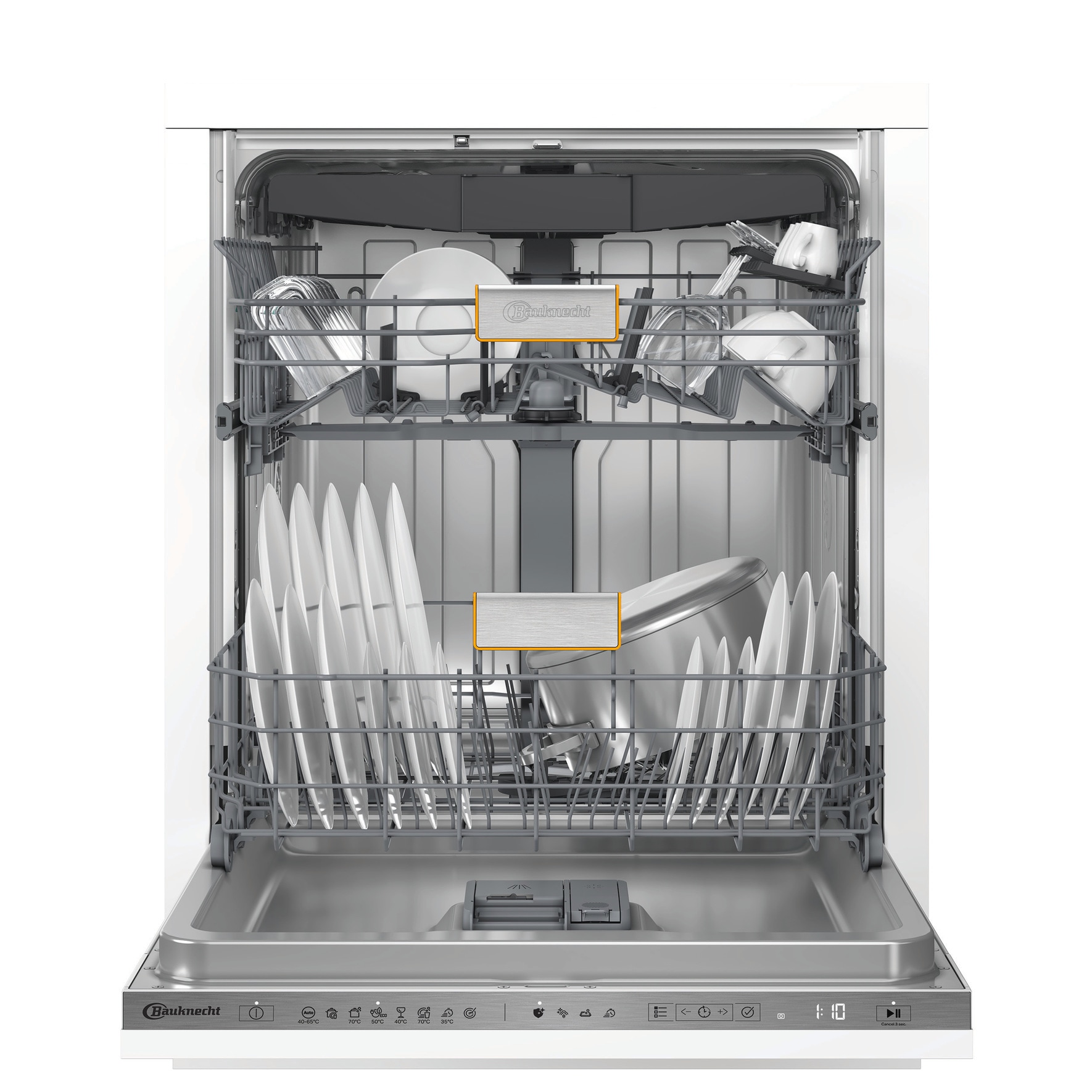 BAUKNECHT vollintegrierbarer Geschirrspüler XXL »BKKR IAXL« 14 tlg. Maßgedecke XXL Geschirrspüler - 4,1 cm höher als Standardmodelle
