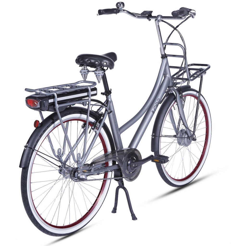 LLobe E-Bike »Rosendaal Lady 15,6 Ah«, 3 Gang, Frontmotor 250 W