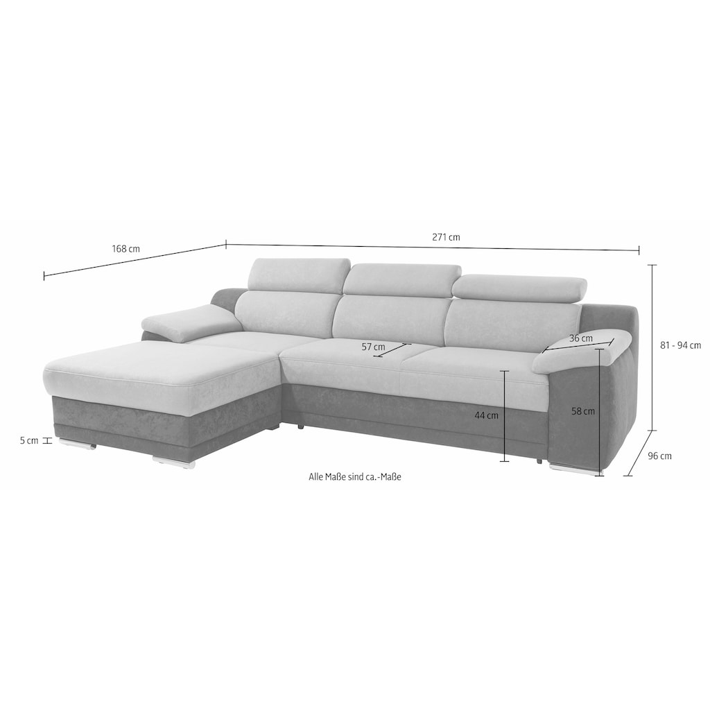 sit&more Ecksofa »Top Xenia«