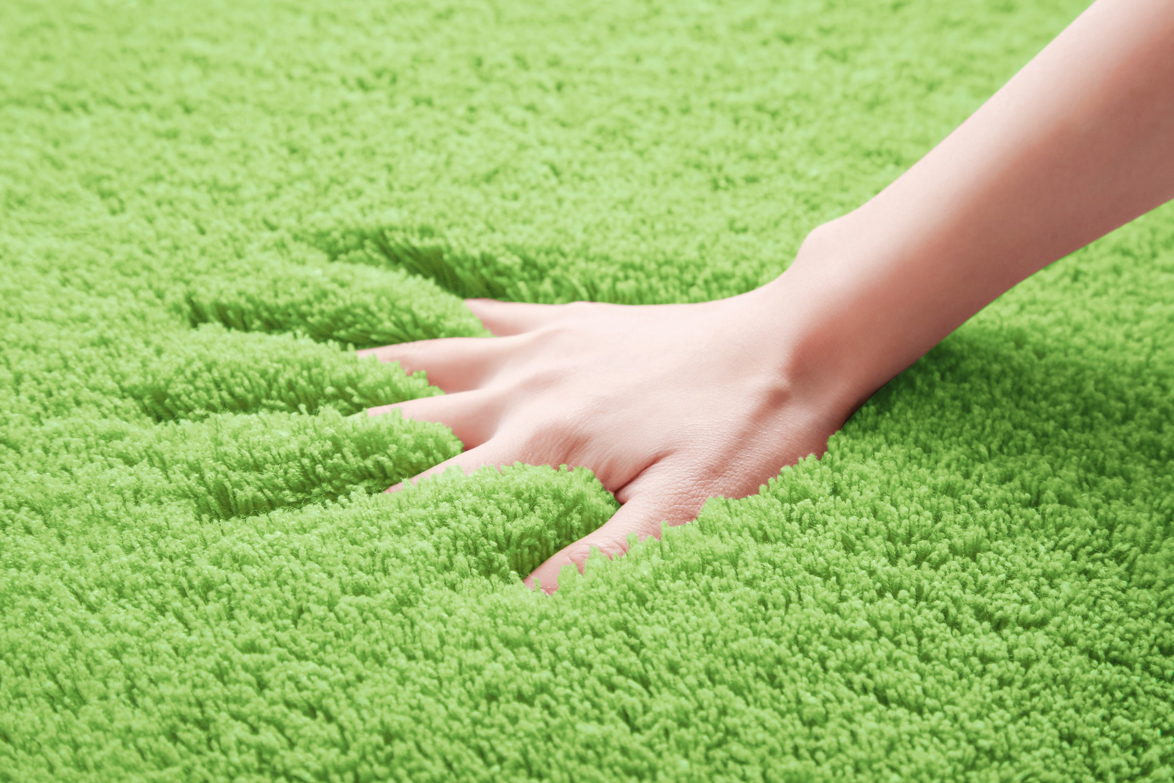 my home Badematte »Merida, Badvorleger, Badezimmer Teppich«, rutschhemmend beschichtet, fußbodenheizungsgeeignet-schnell trocknend-strapazierfähig, Badteppich, Uni Farben, rechteckig, rund & als 2-tlg. Set erhältlich