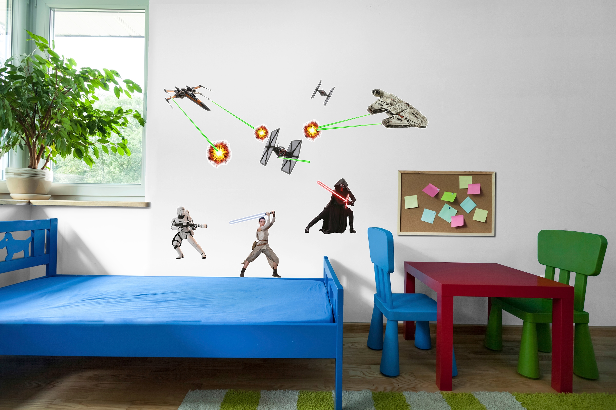 Komar Wandtattoo »Star Wars EP7 - Größe 50 x 70 cm« selbstklebend, Wandsticker, Kinderzimmer