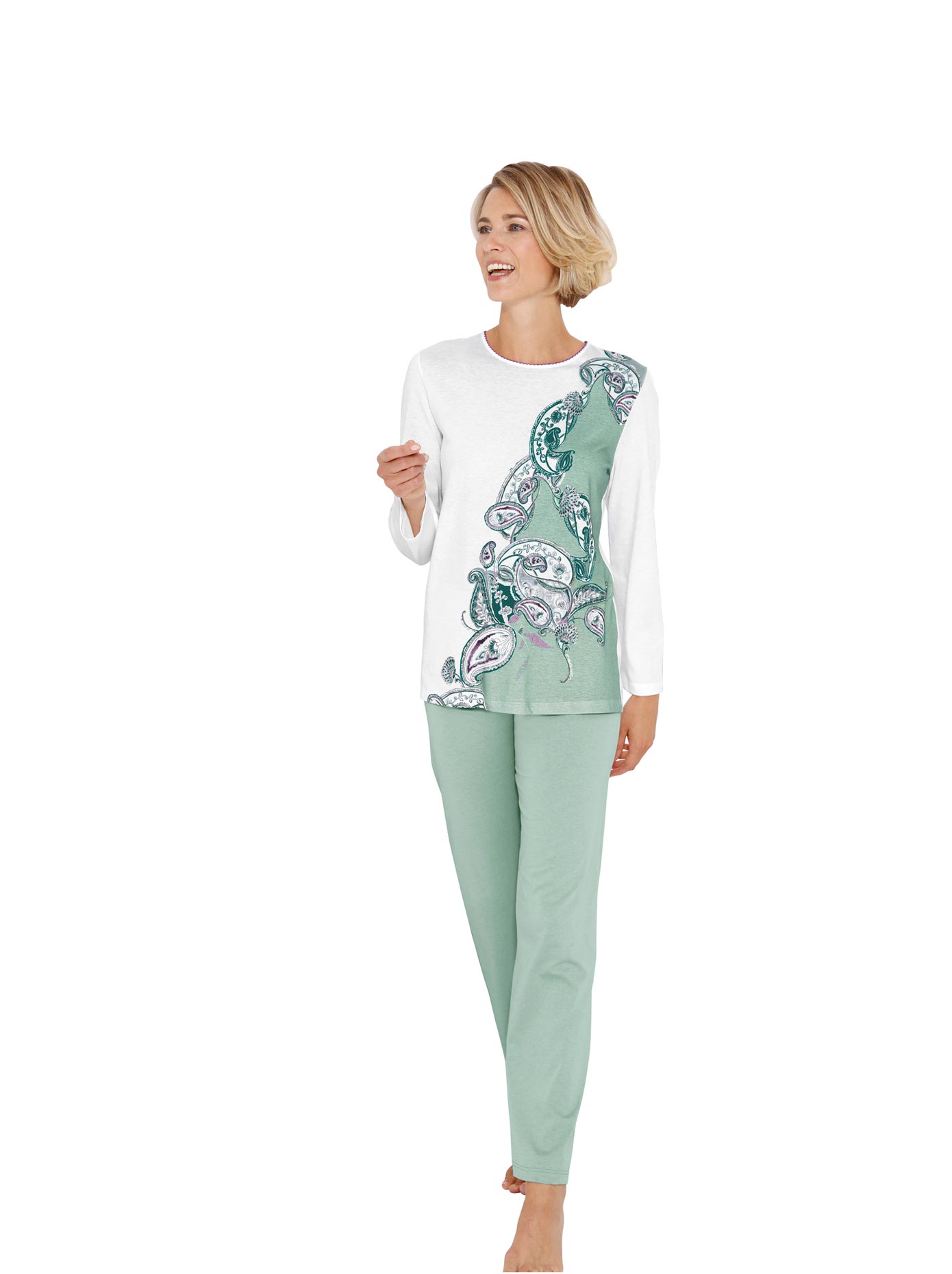 Trigema Schlafanzug »TRIGEMA Schlafanzug Waldtier-Print« UNIVERSAL mit | online bestellen süßem