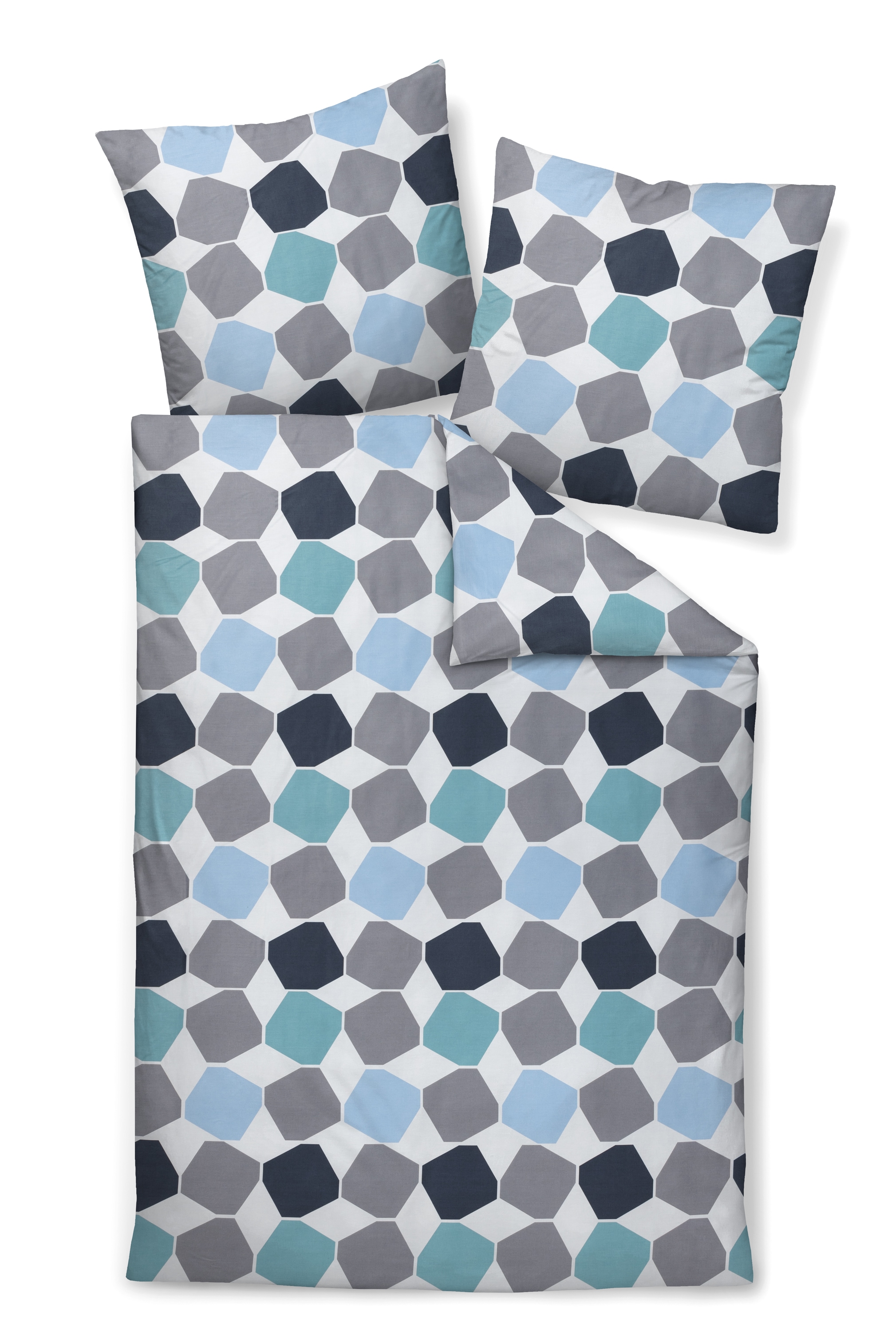 Janine Bettwäsche »J.D. 87106, Mako-Satin aus 100 % Baumwolle«