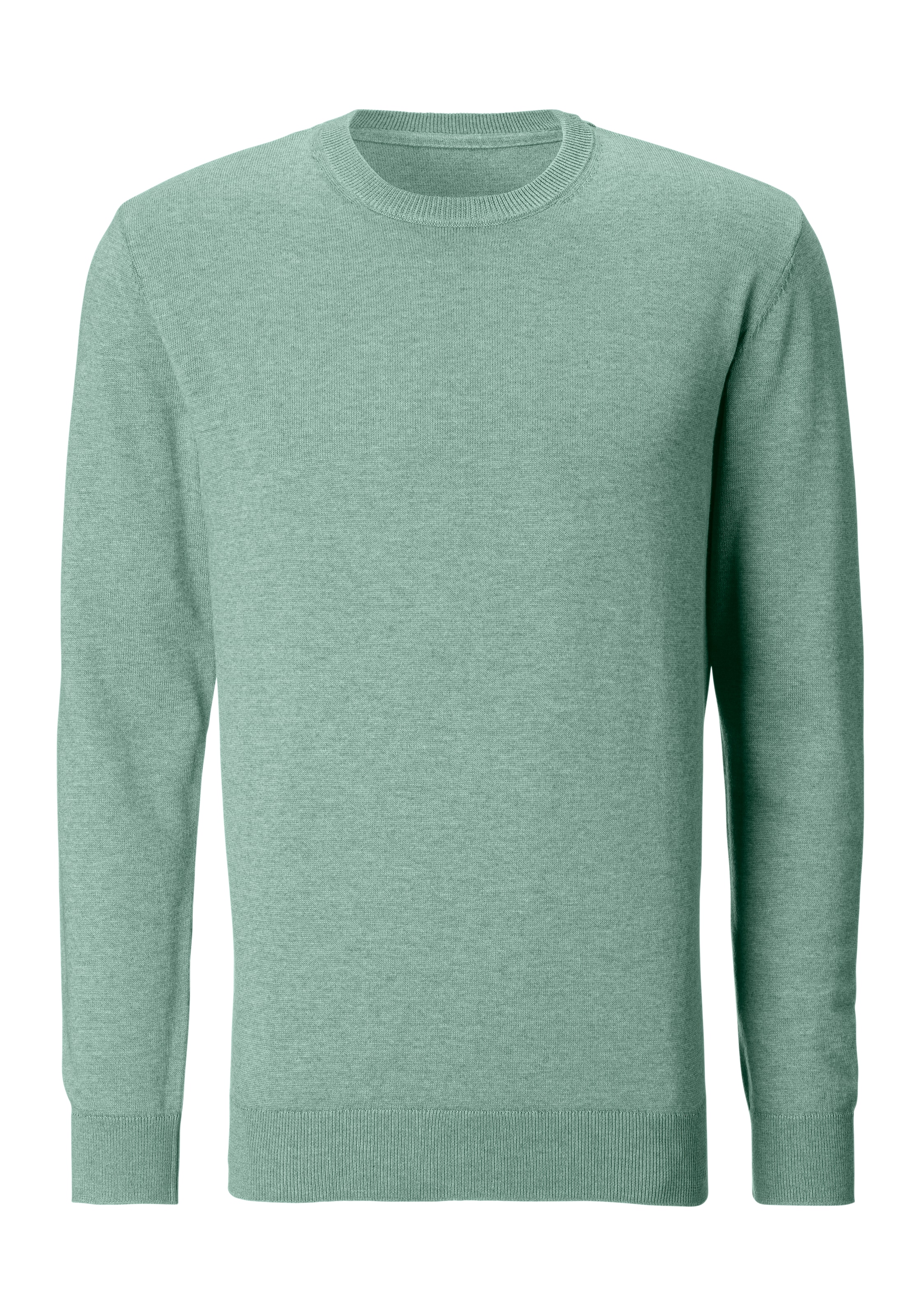 H.I.S Strickpullover, Regular Fit, Langarm, Pullover aus Feinstrick, Baumwollmischung