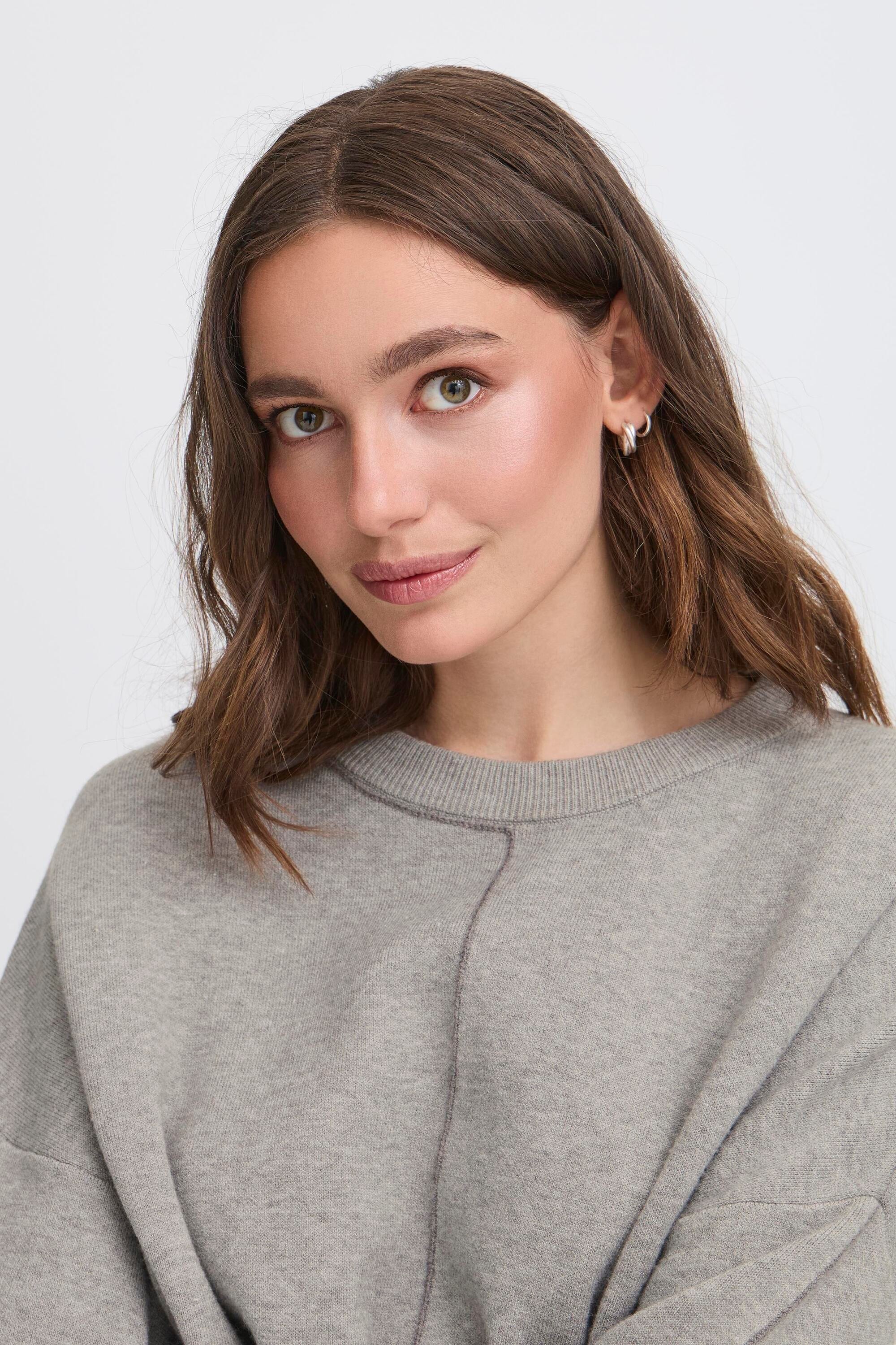 Ichi Strickpullover »Damen Langarm IHBALLIA«