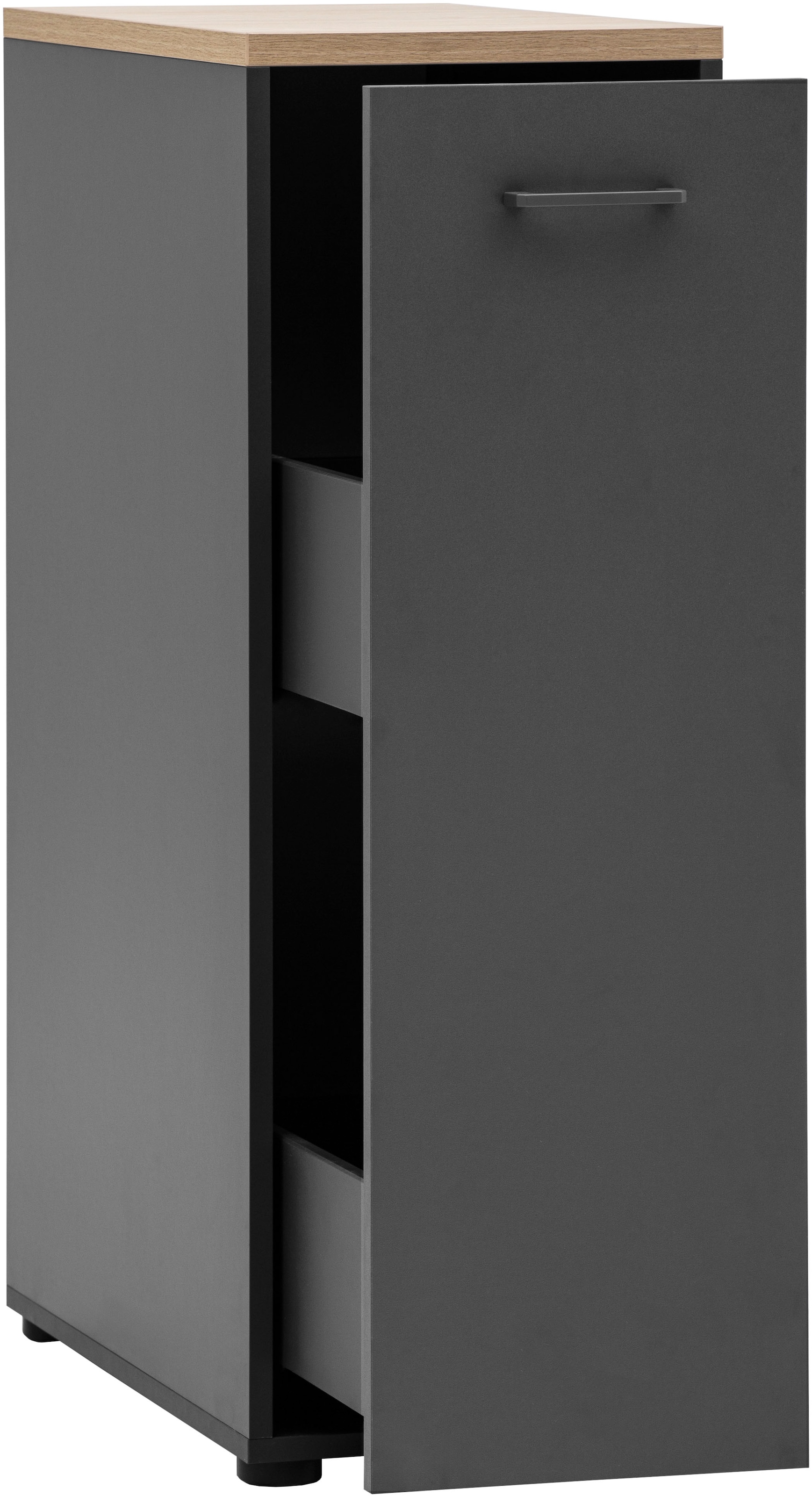 Schildmeyer Apothekerschrank »Solea Apothekerschrank mit zwei Vollauszügen« 1 Stk. tlg. Apothekerschrank mit einem SoftClose Vollauszug (zwei Schubkästen)