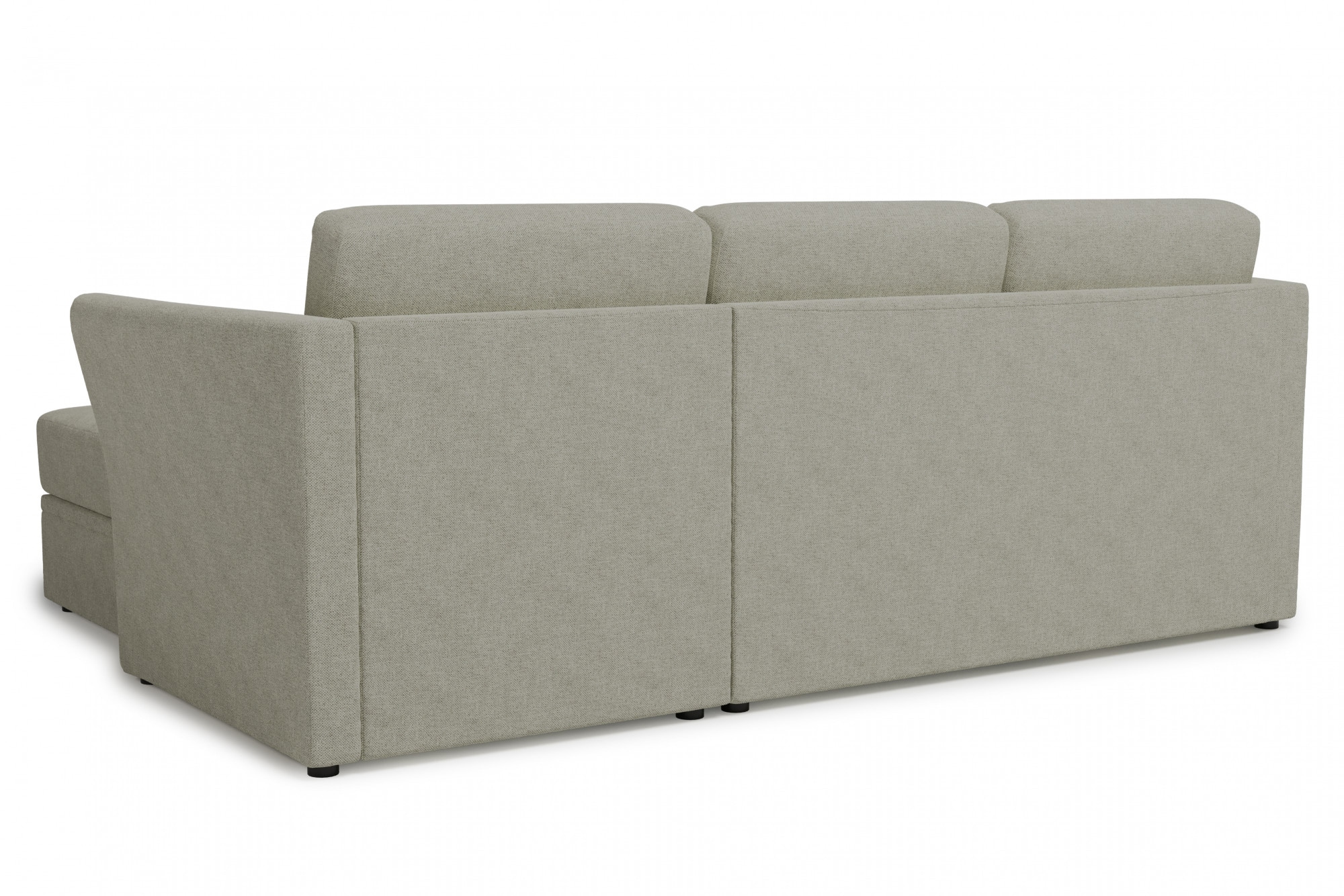 Home affaire Ecksofa »Lavars, L-Form, Schlafsofa«, mit Bettfunktion und Stauraum, in zwei verschiedenen Bezugsqualitäten