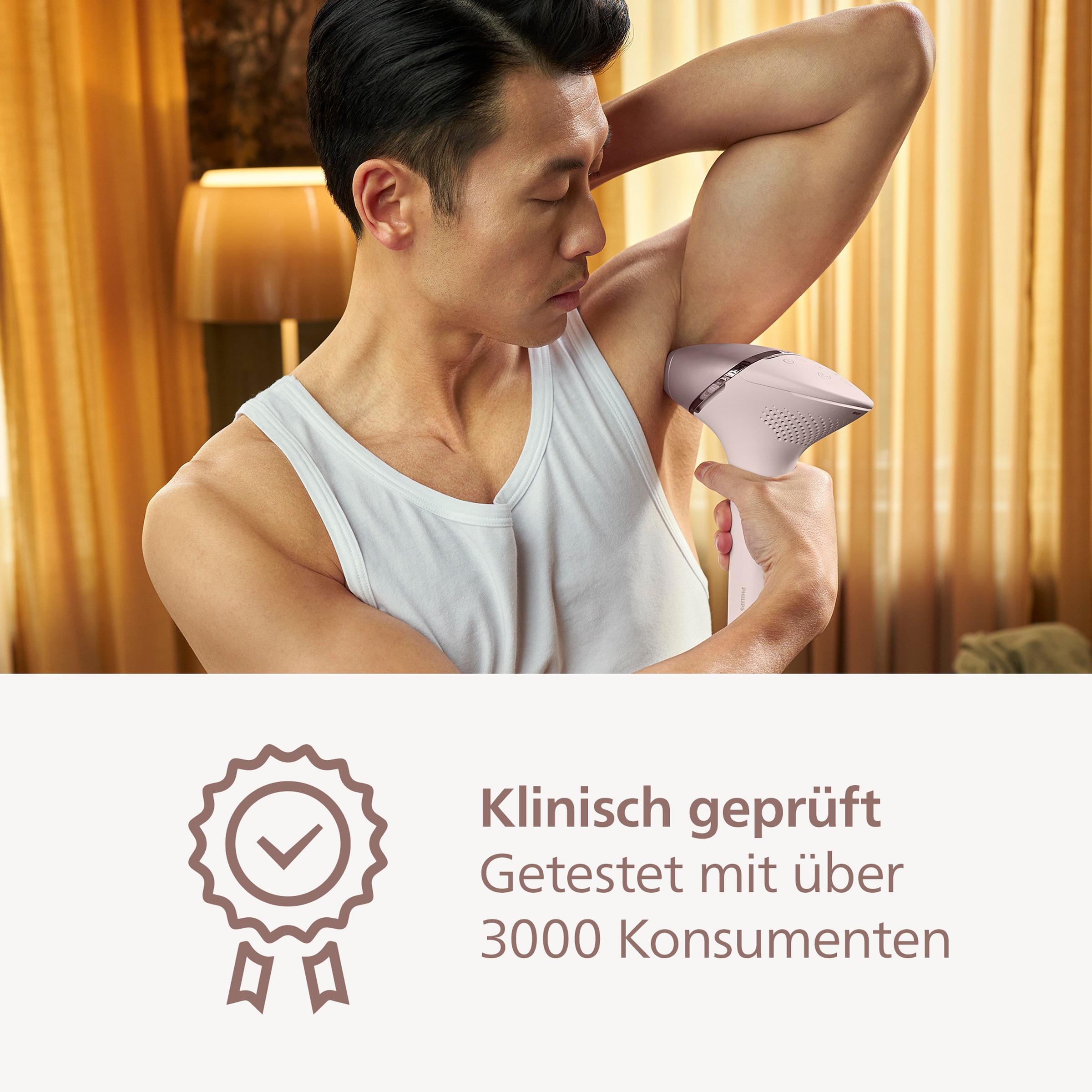 Philips IPL-Haarentferner »Lumea S9900 BRI951/01«, 450.000 Lichtimpulse, kabellos, 2 SkinAI Funktionen