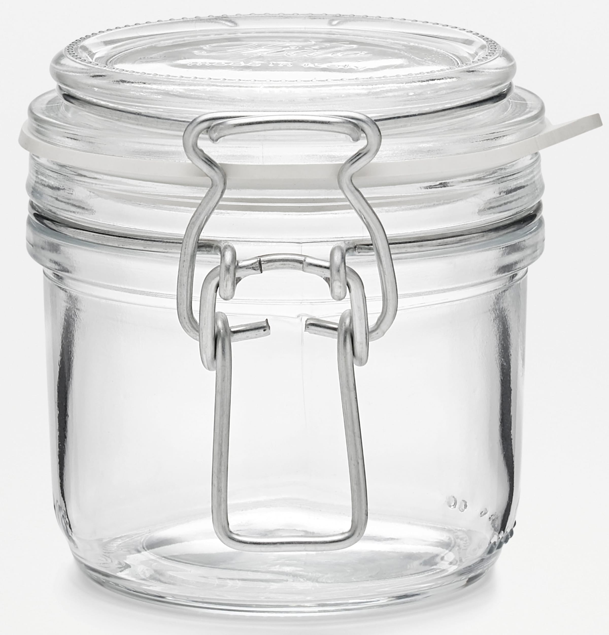 Bormioli Rocco Vorratsglas »Fido«, (Set, 6 tlg., 6 Stück, 0,2l Fassungsvermögen), luftdicht verschließbar, mit Bügelverschluß