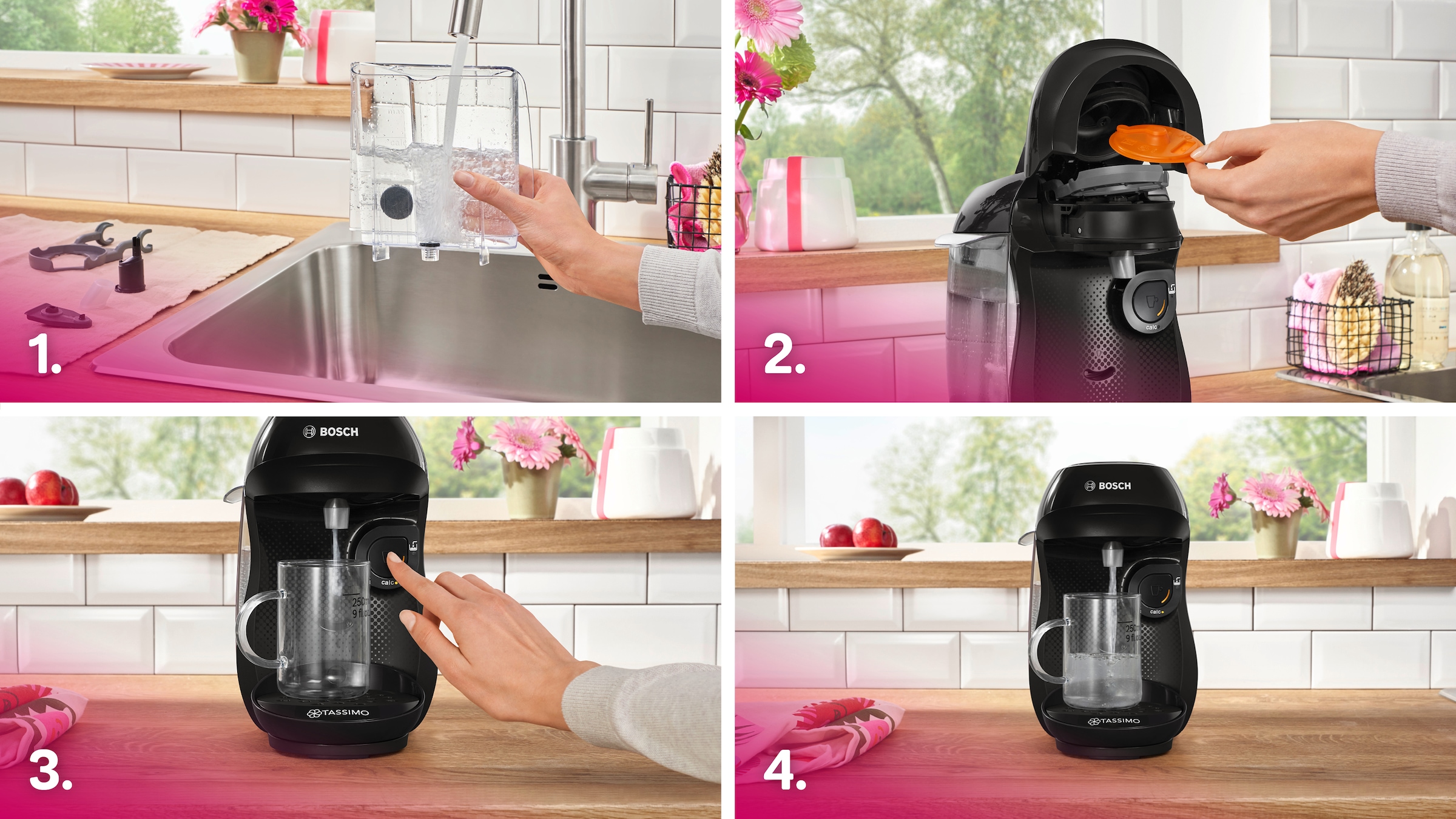 TASSIMO Kapselmaschine »happy friendly TAS102E, über 70 Getränke, platzsparend«, nachhaltig, geeignet für alle Tassen, Wassertank 0,7 L, schwarz